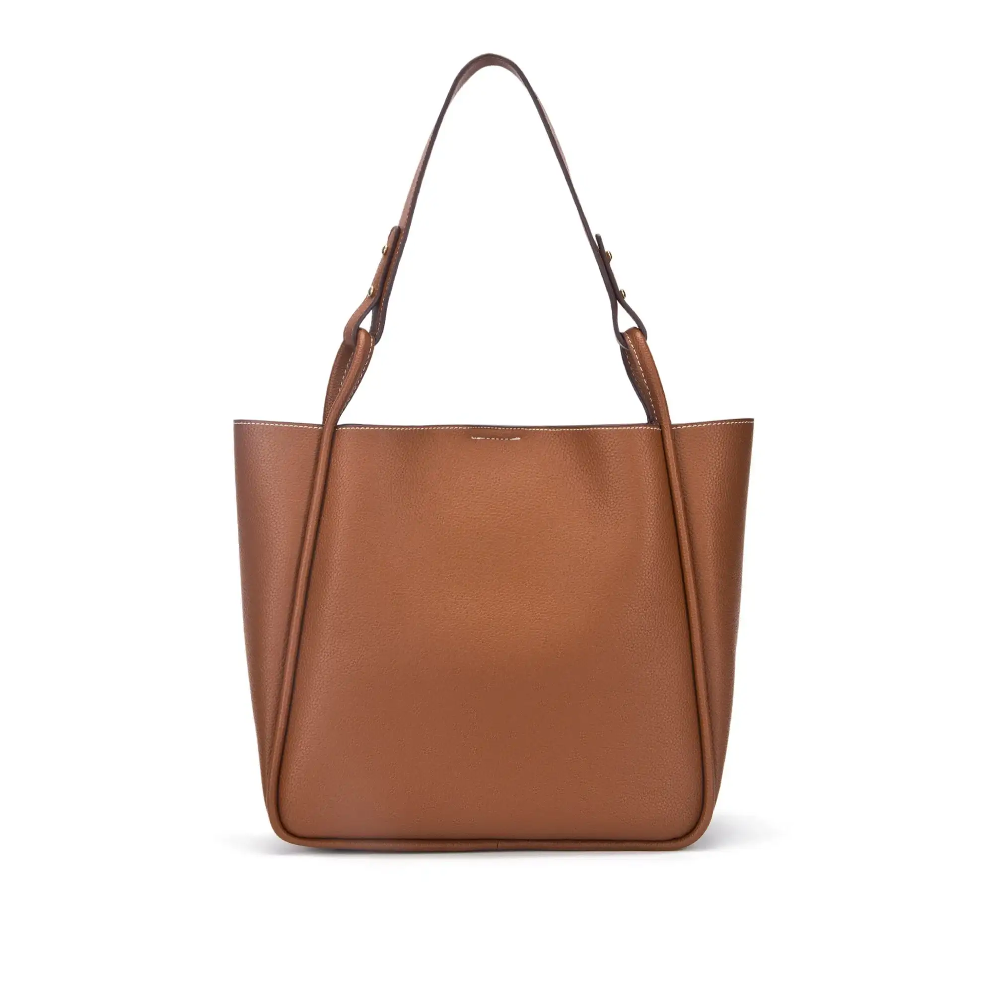 Avril Soft Body Everyday Tan Tote Bag - Image 5