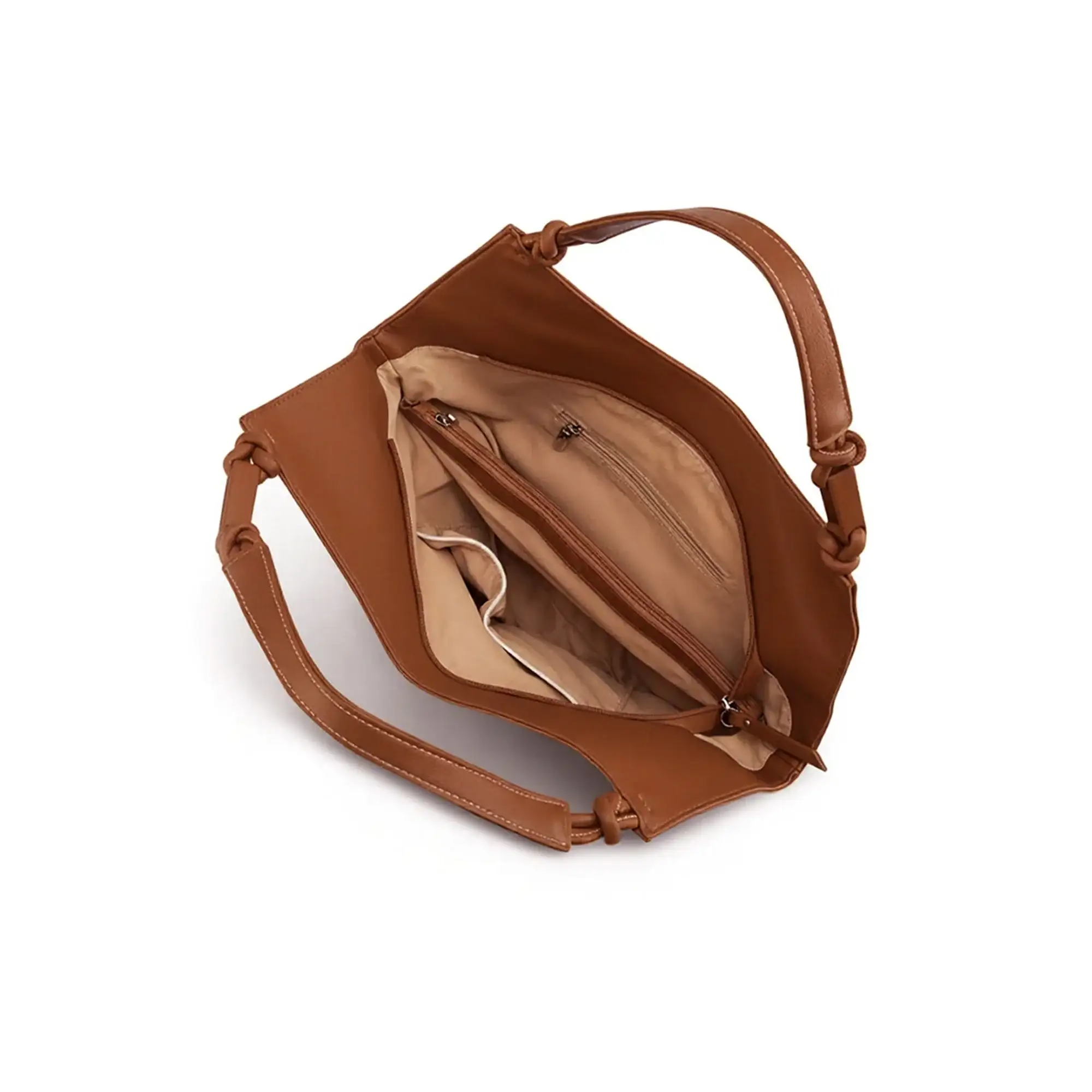 Avril Tan Slouchy Bucket Hobo Bag - Image 4