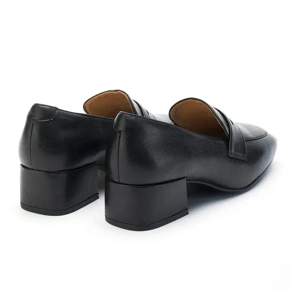 Ava Formal Penny Black Loafers - Image 5