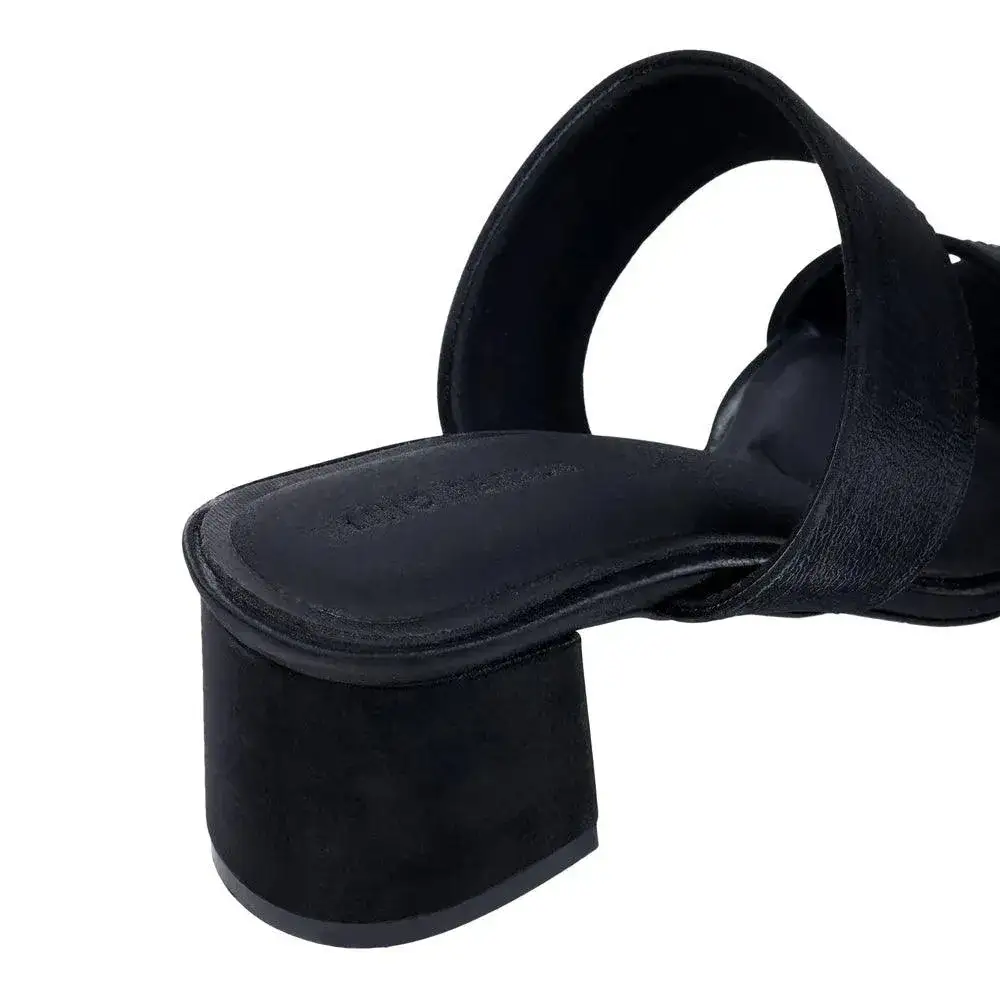 Gabbana Classy Block Black Heels - Image 3