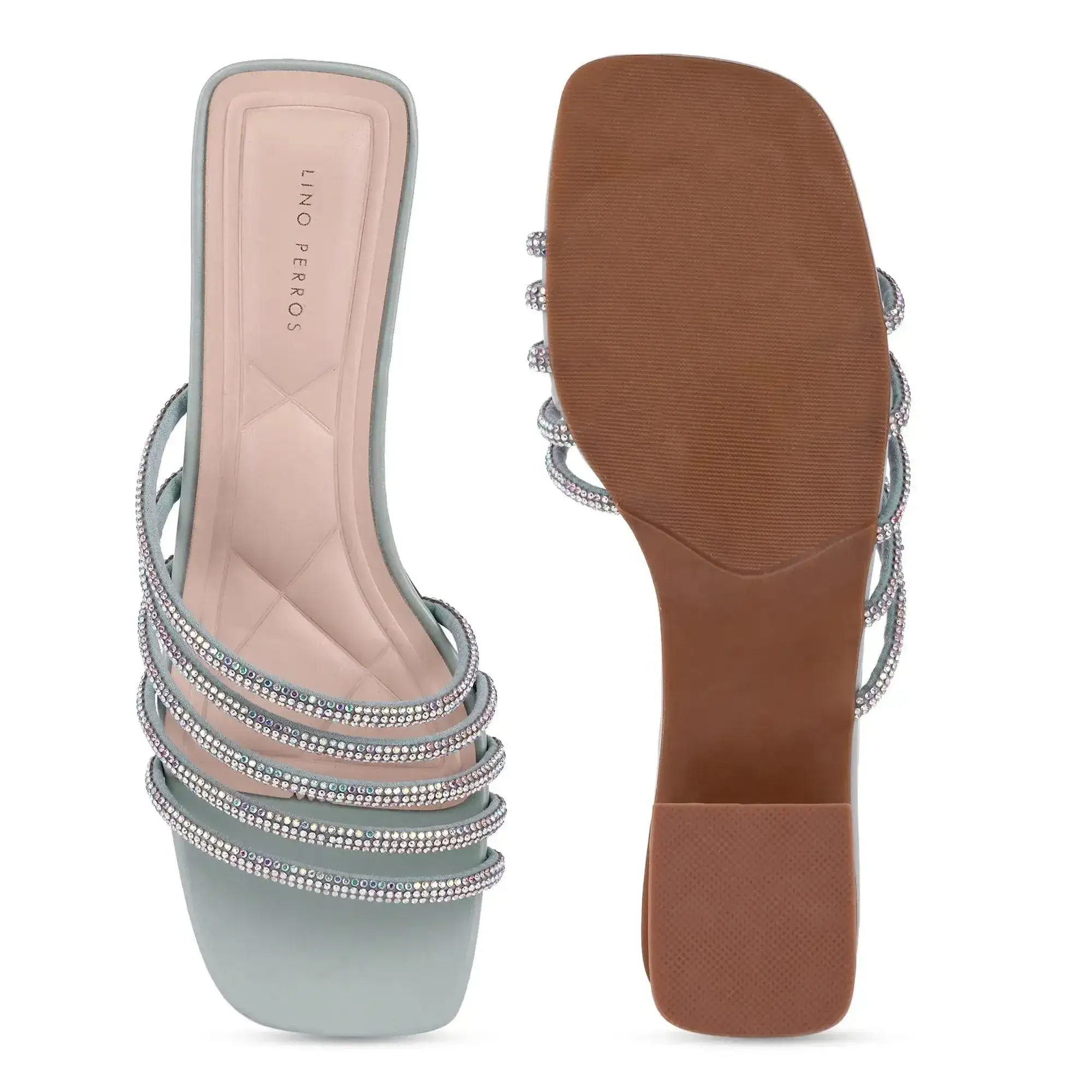 Gabbana Rhinestone Embellished Flats - Image 7