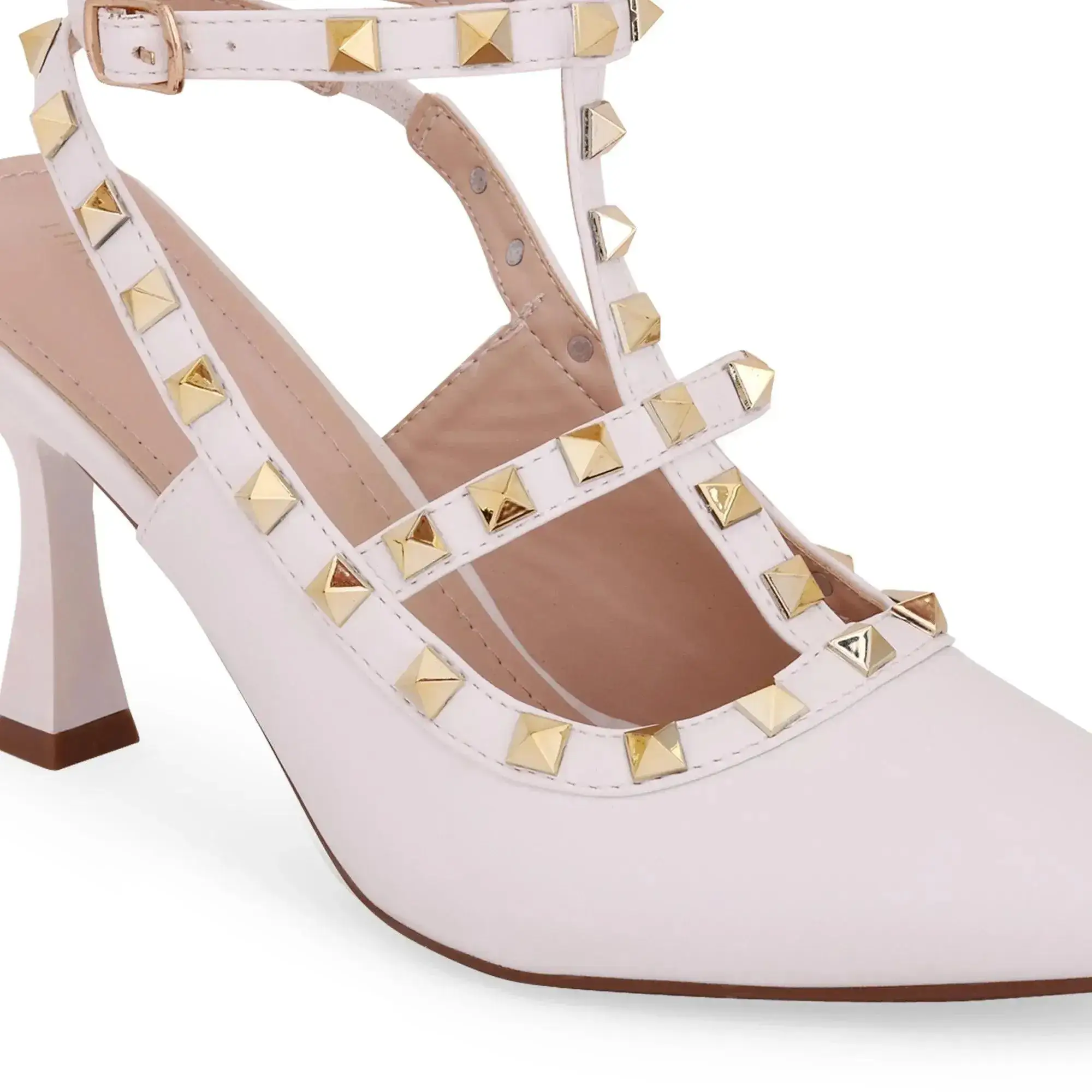 Victoria Cage White Stilettos - Image 4