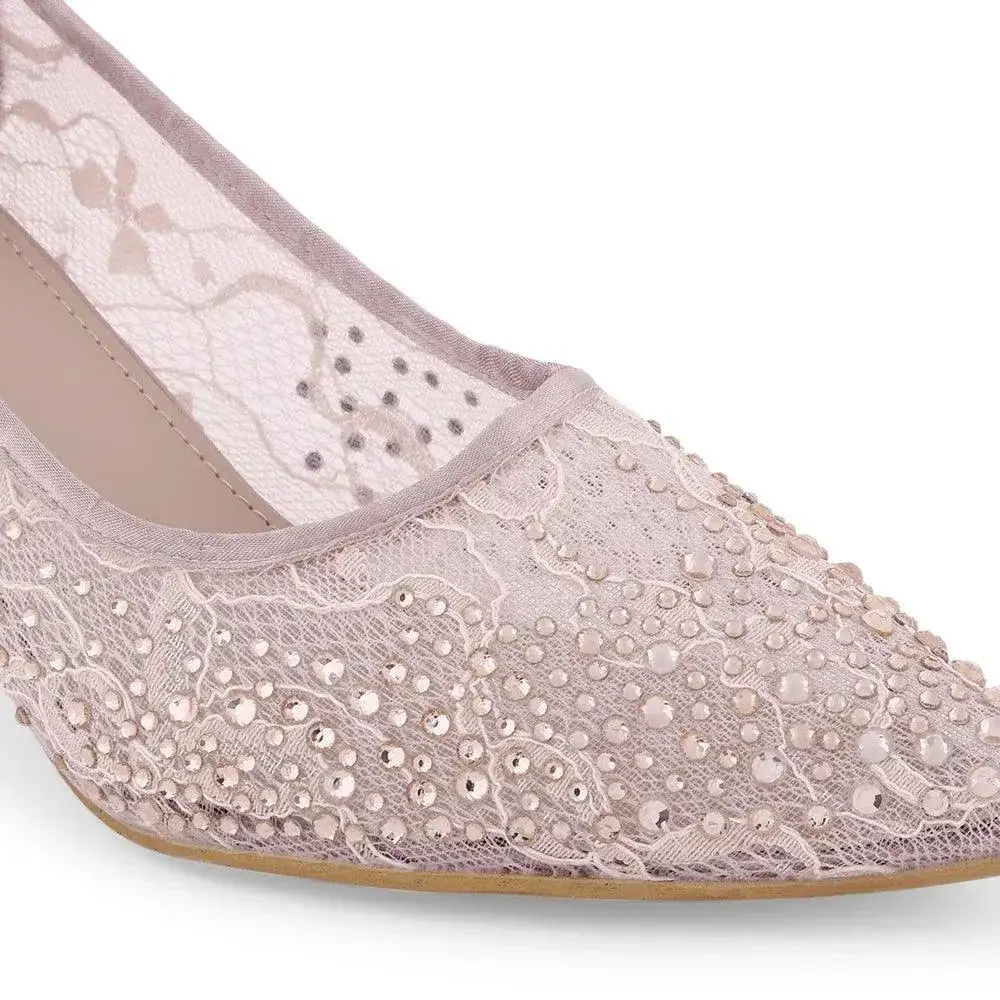 Victoria Lacy Party Pumps - Image 4