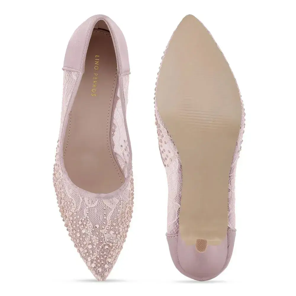 Victoria Lacy Party Pumps - Image 6