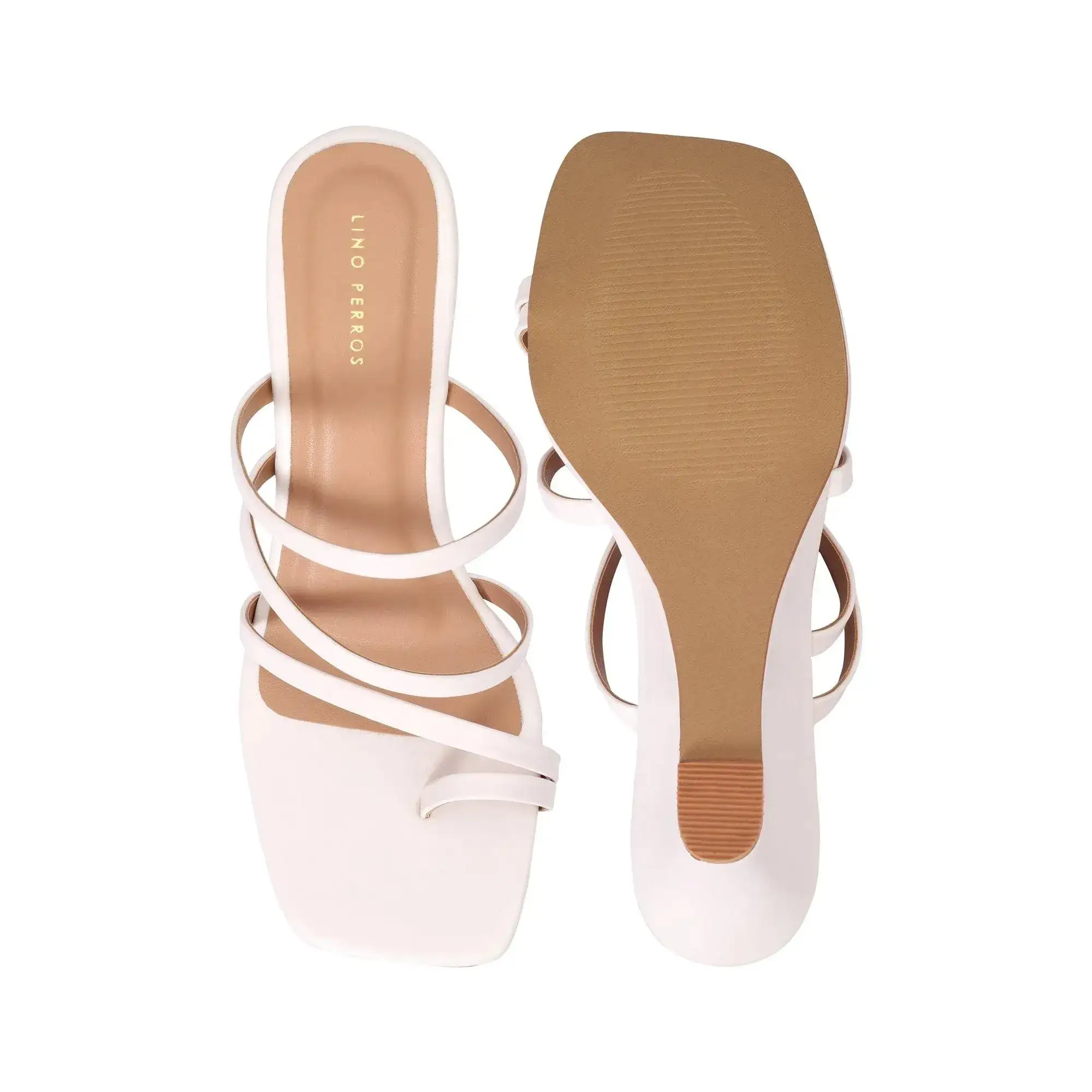 Lopez Glitz Party White Wedges - Image 6