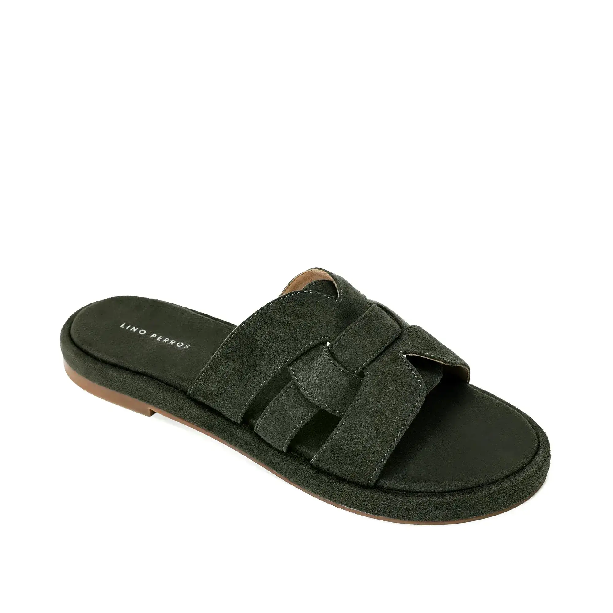 Mary Classic Comfort Green Flats - Image 3