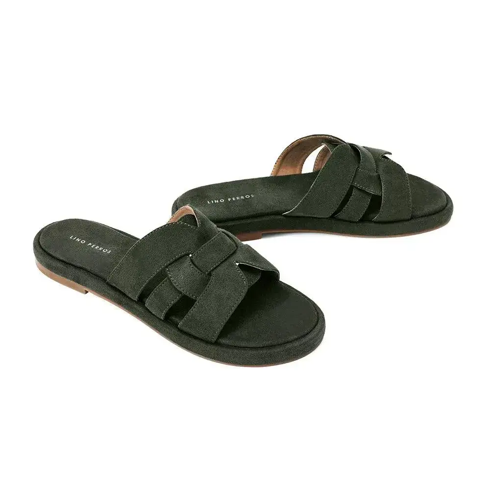 Mary Classic Comfort Green Flats - Image 4