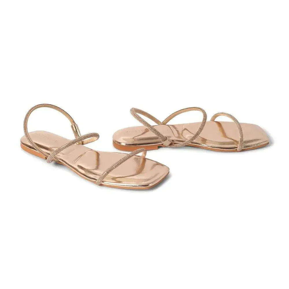 Mary Lovely Gold Flats - Image 4