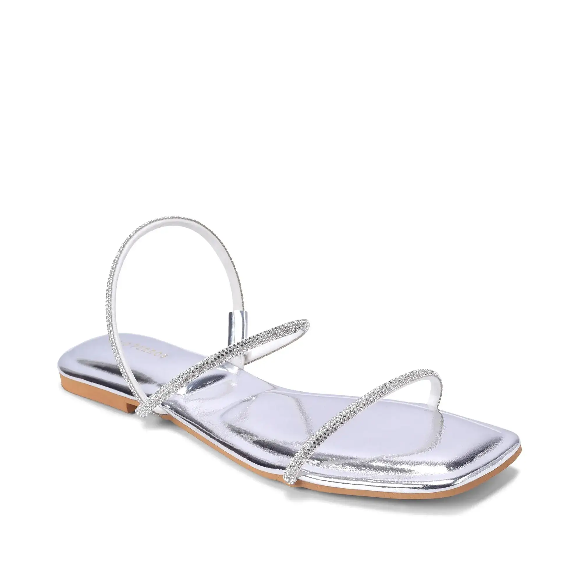 Mary Lovely Silver Flats - Image 3