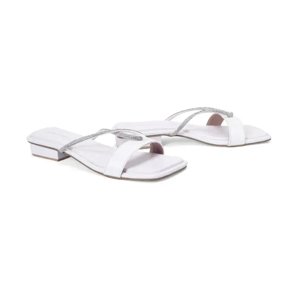 Mary New Look White Flats - Image 3