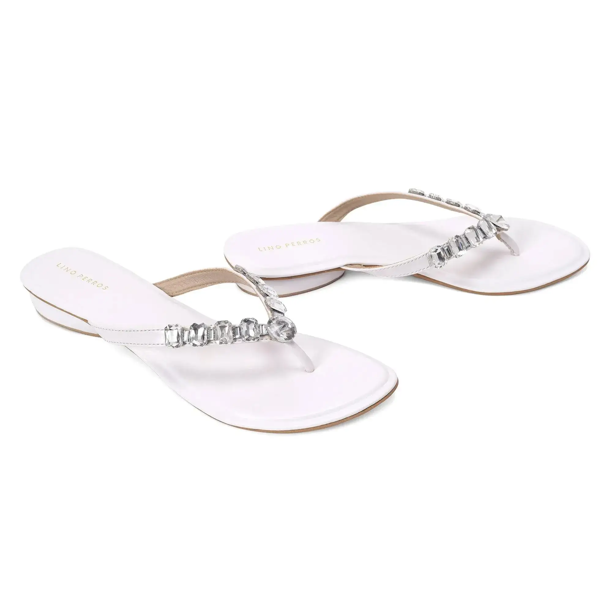 Mary Sleek Serenity White Flats - Image 3