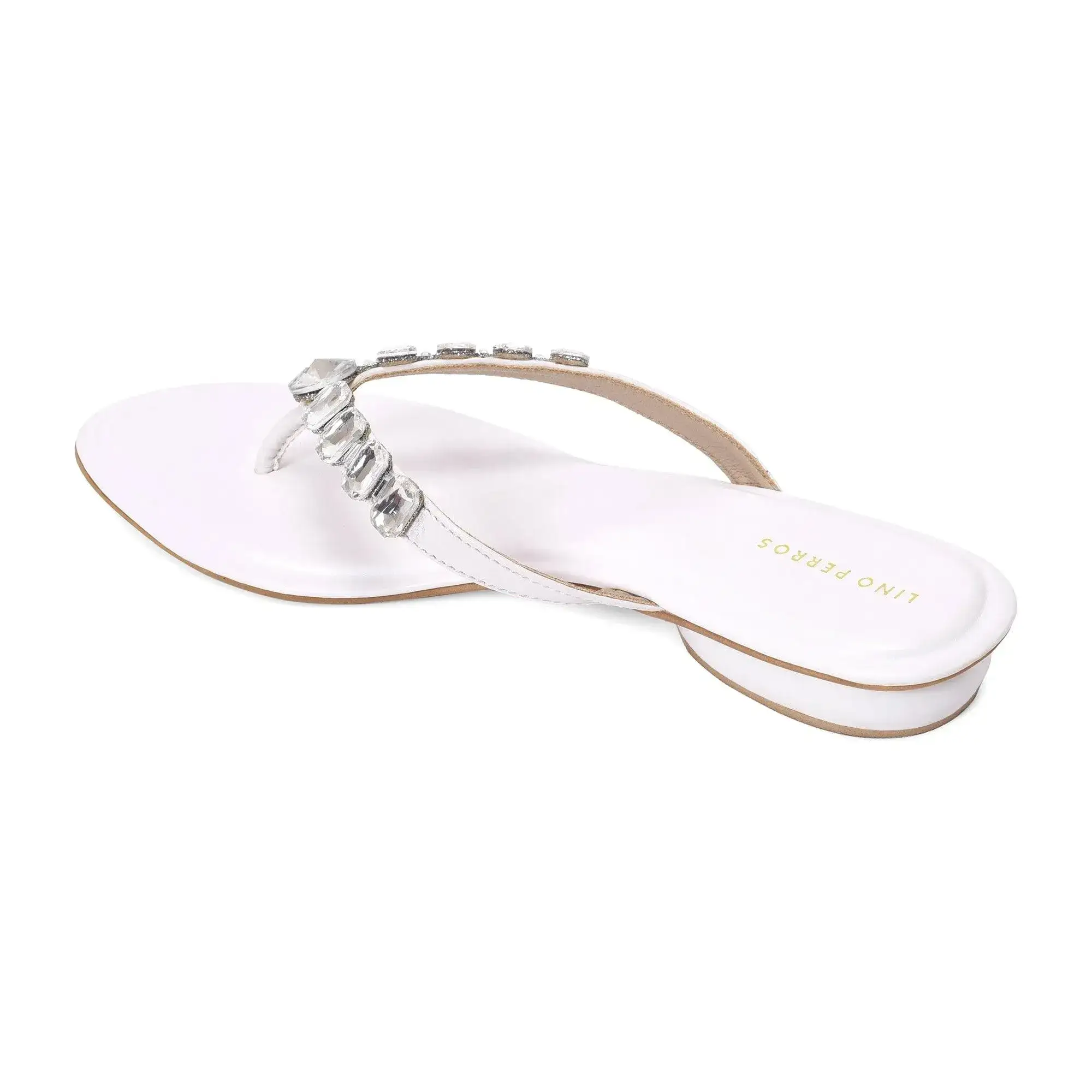 Mary Sleek Serenity White Flats - Image 5
