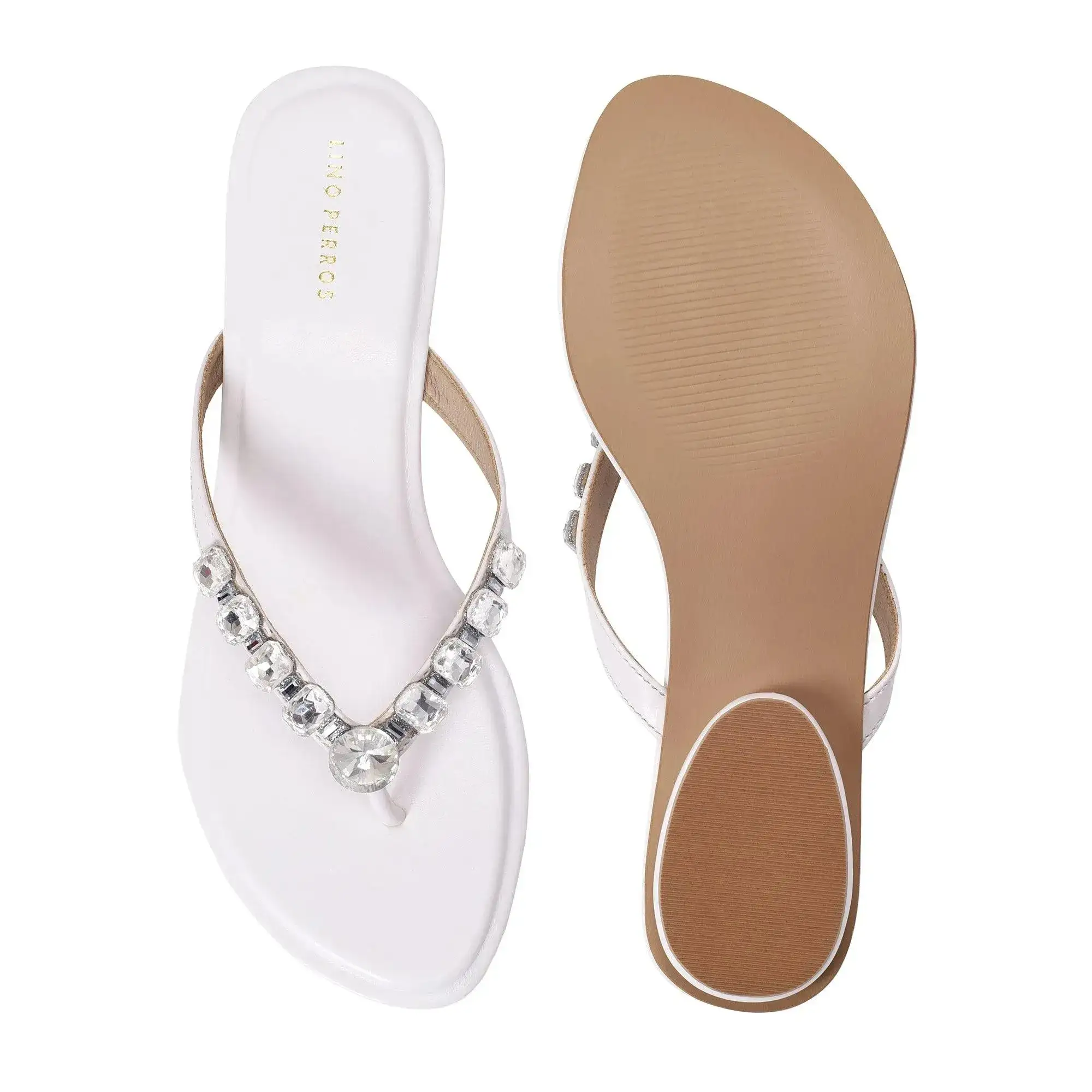 Mary Sleek Serenity White Flats - Image 6