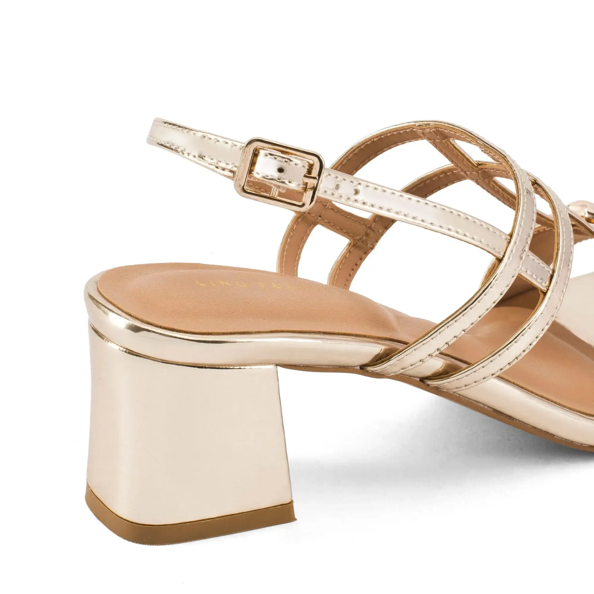 Gabbana Kari Gold Heels - Image 6
