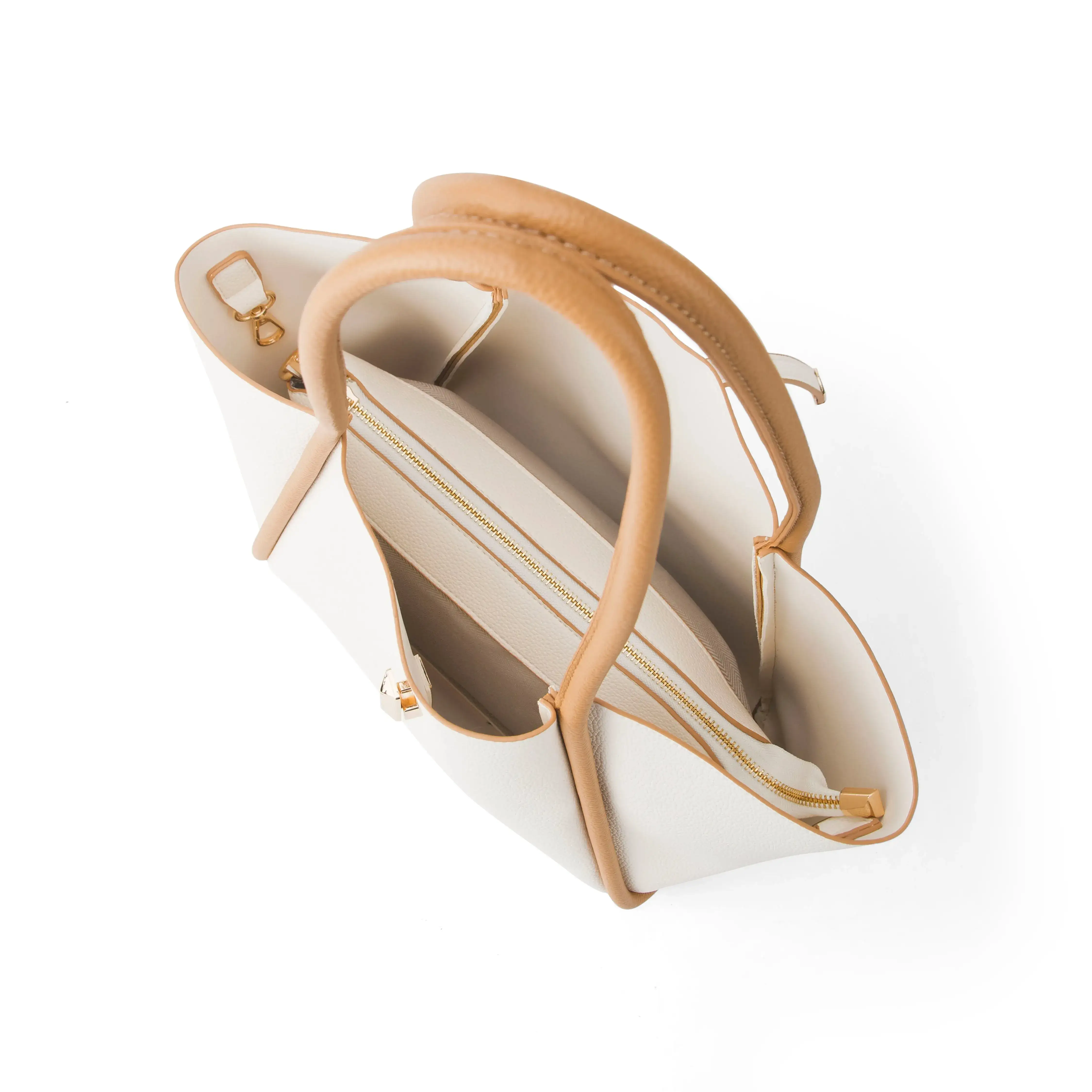 Avril Elegant Everyday Beige Tote bag - Image 7