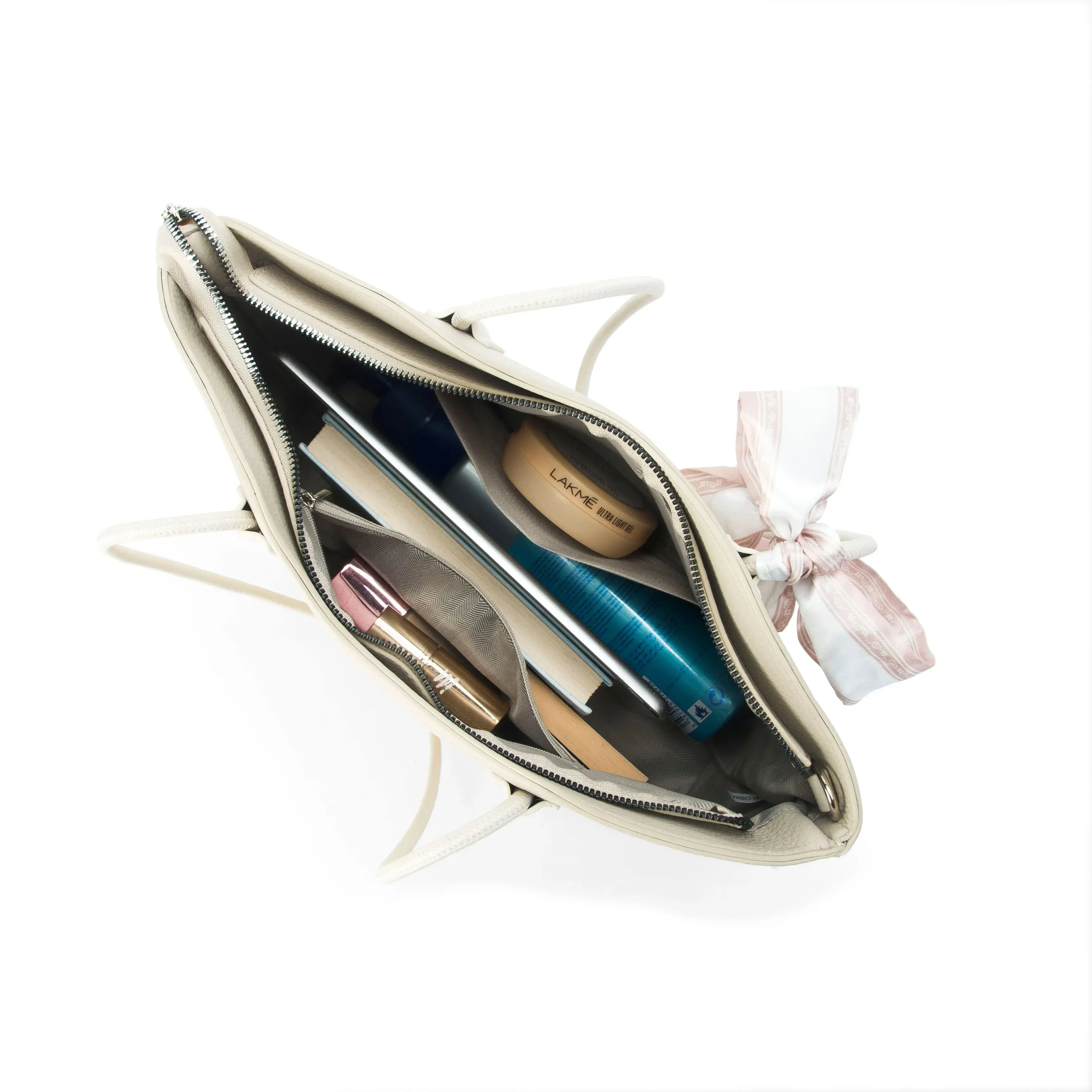 Avril Everyday Beige Tote Bag - Image 10