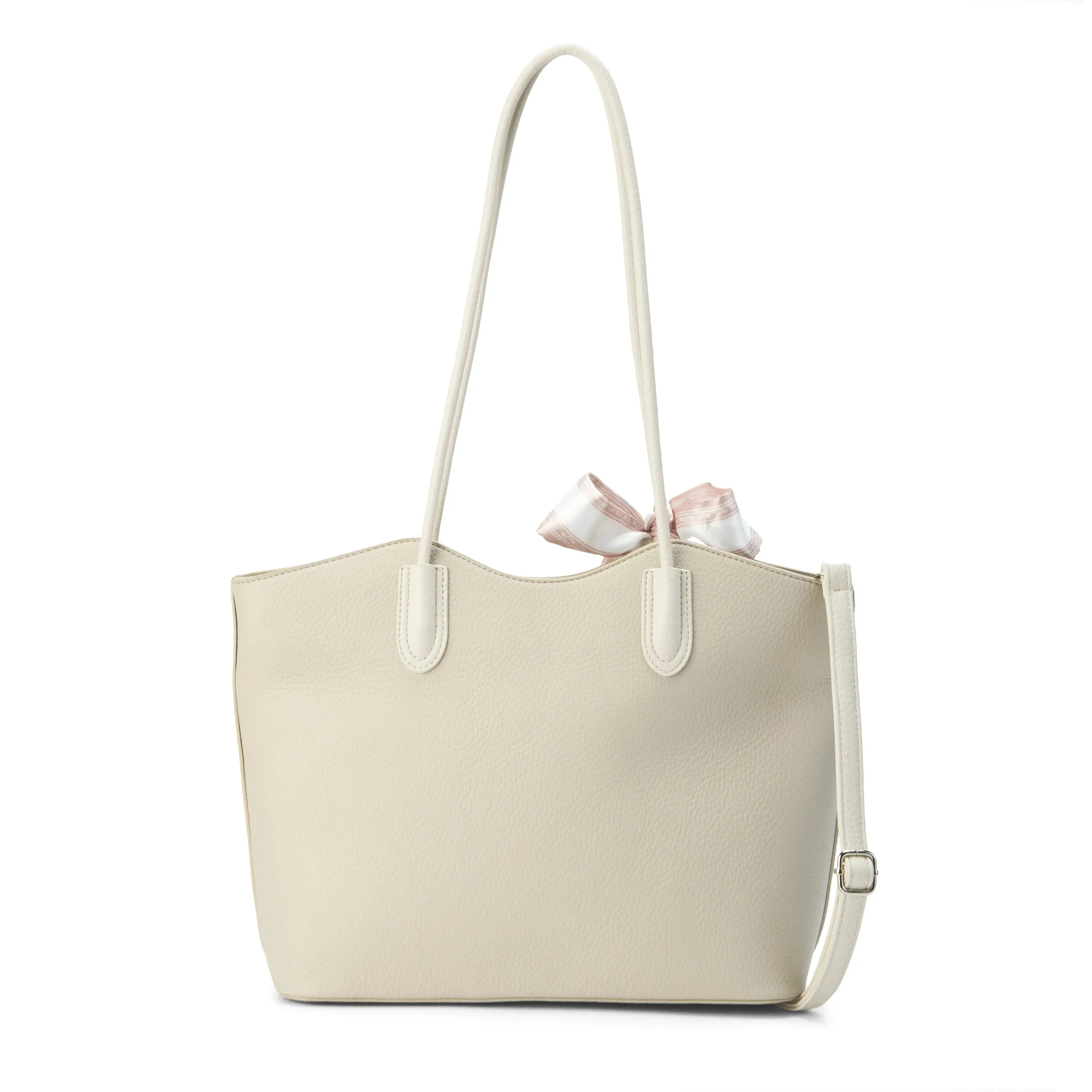 Avril Everyday Beige Tote Bag - Image 5