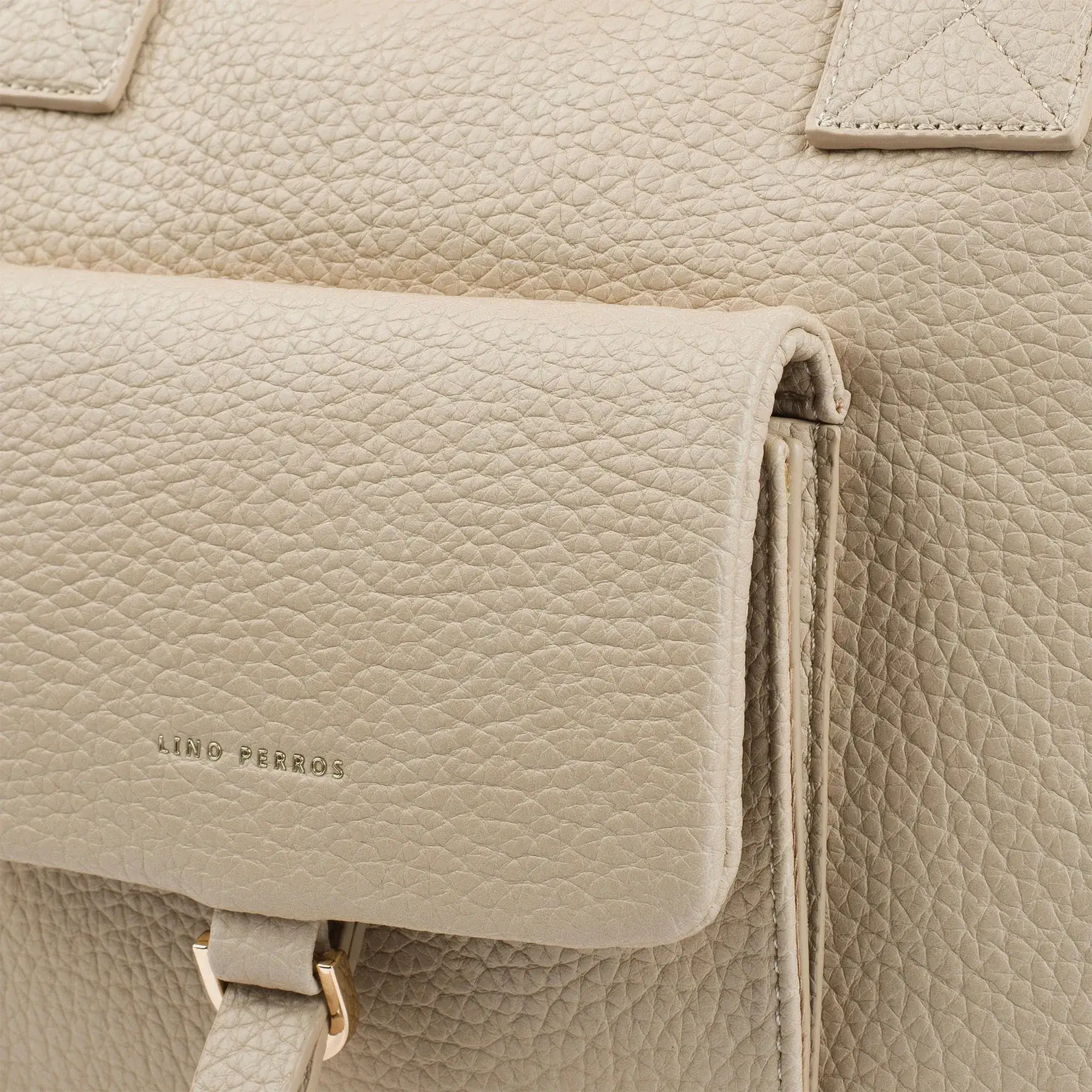 Avril Everyday Slouchy Beige Tote Bag - Image 6