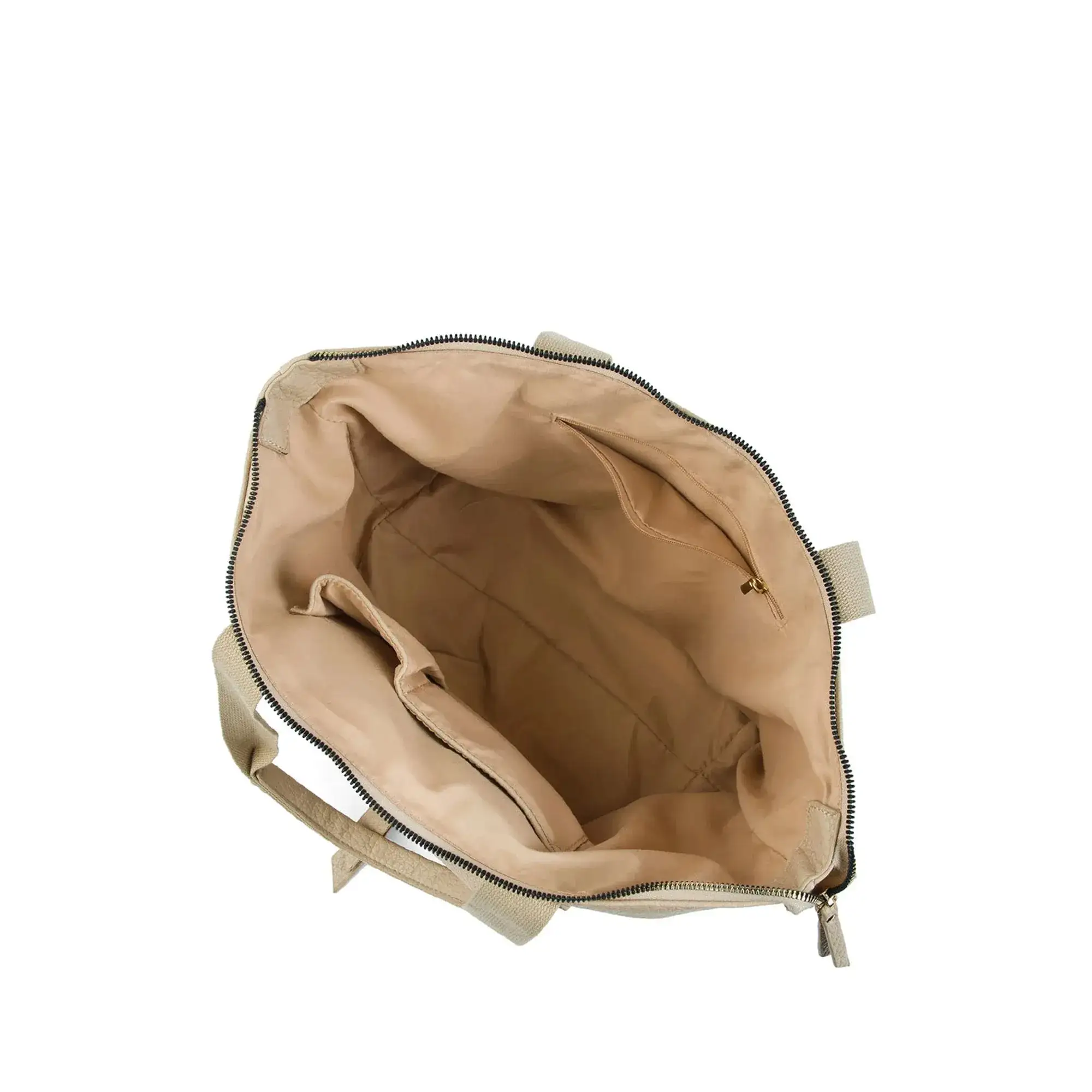 Avril Everyday Slouchy Beige Tote Bag - Image 7