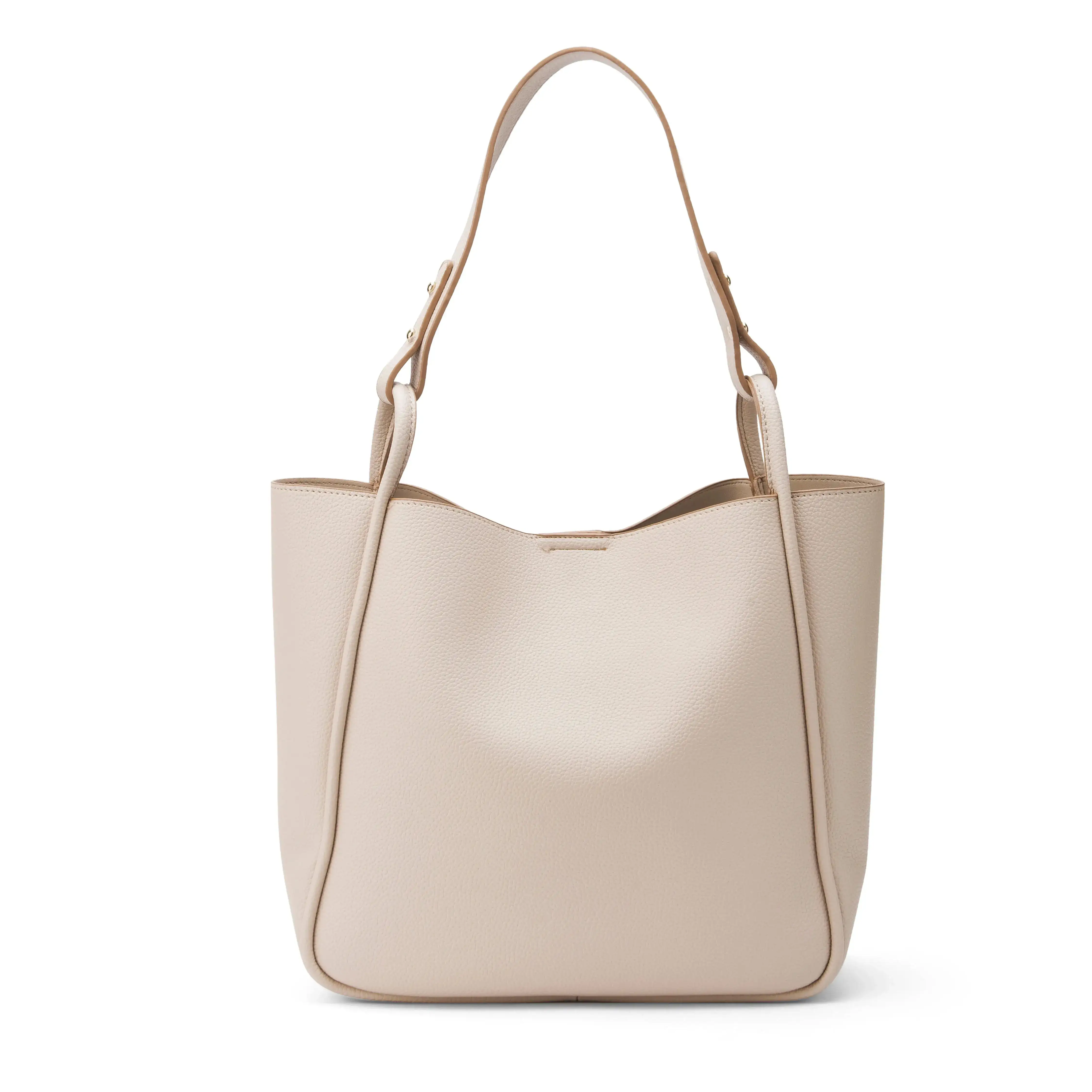 Avril Soft Body Everyday Beige Tote Bag - Image 6