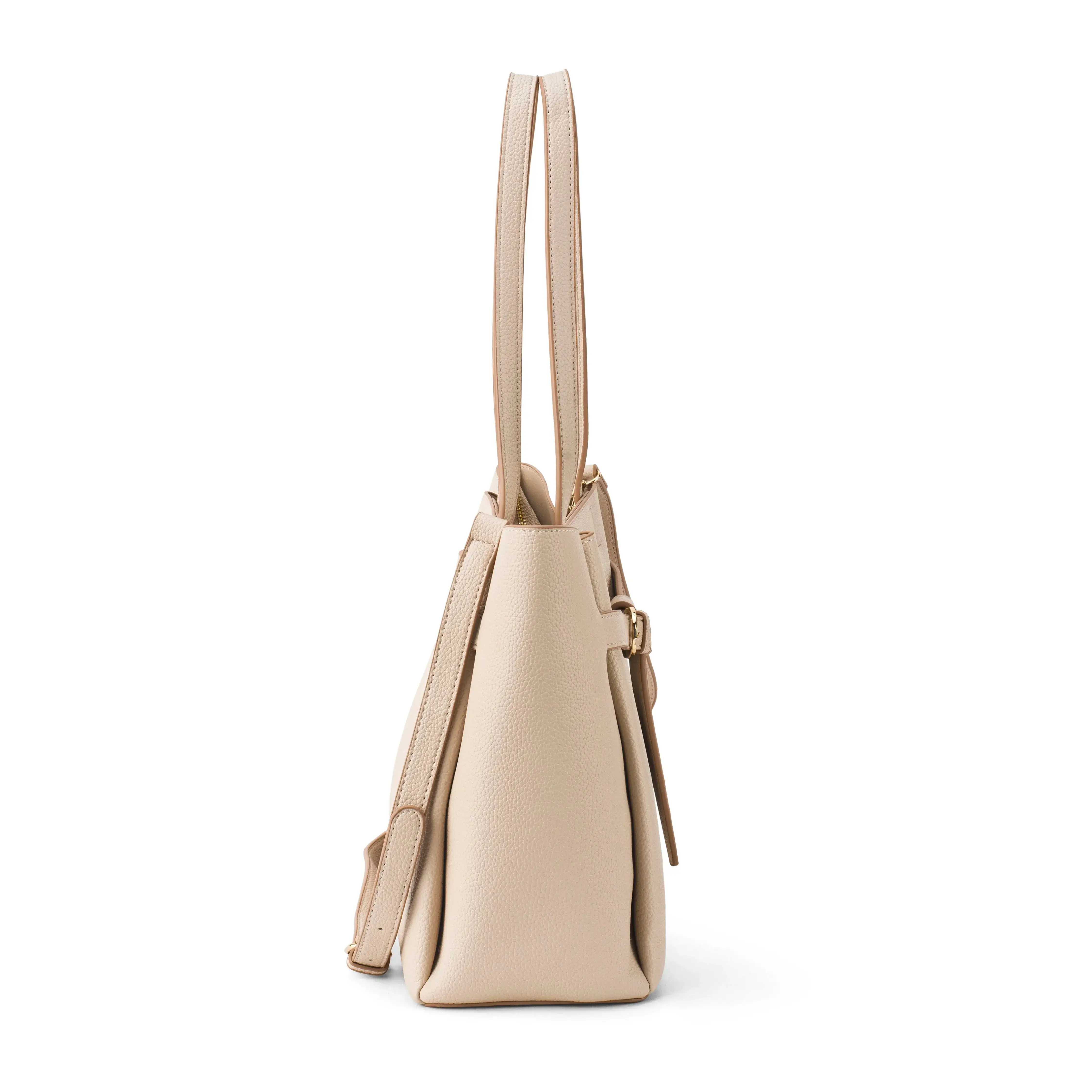 Avril Timeless Beige Tote Bag - Image 4