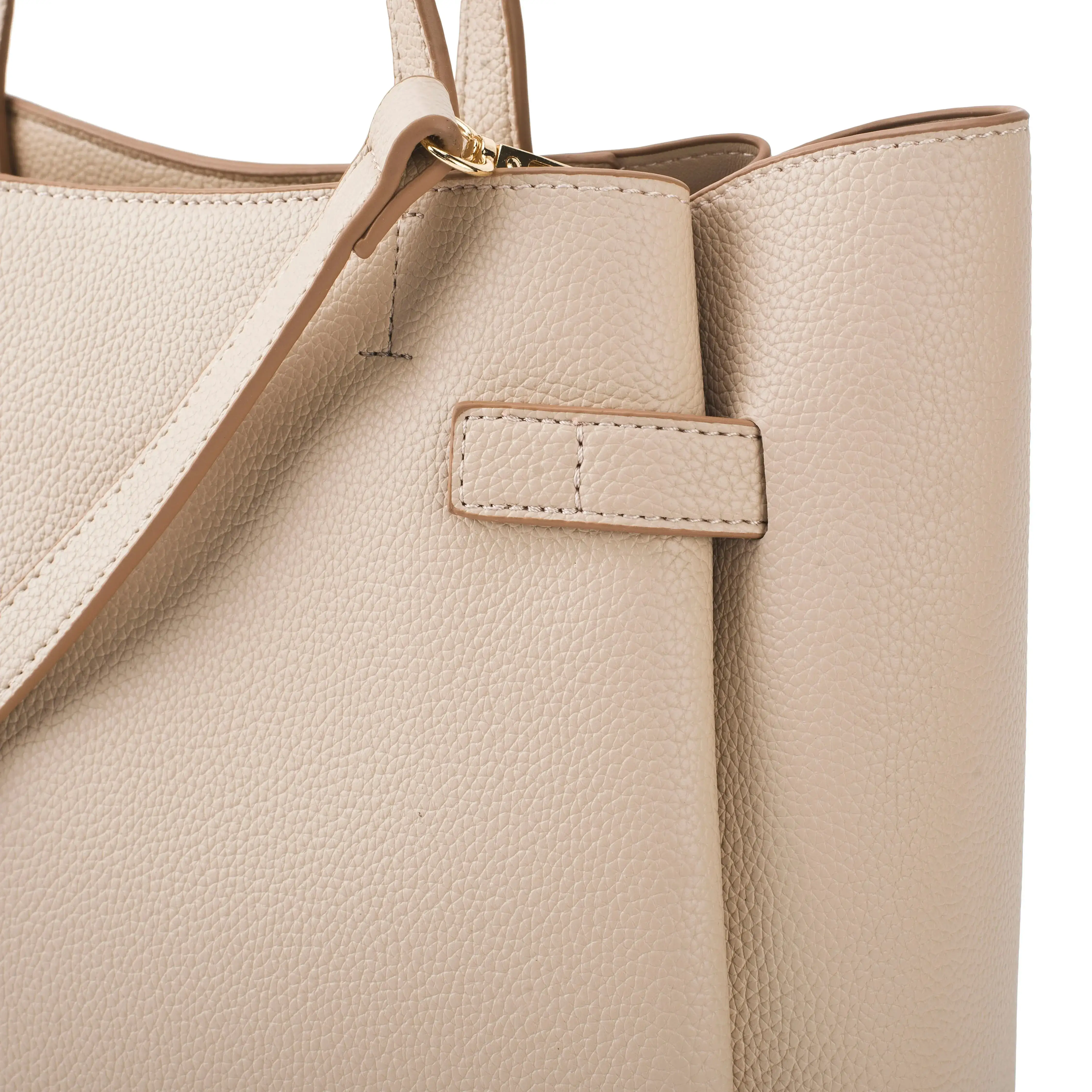 Avril Timeless Beige Tote Bag - Image 7