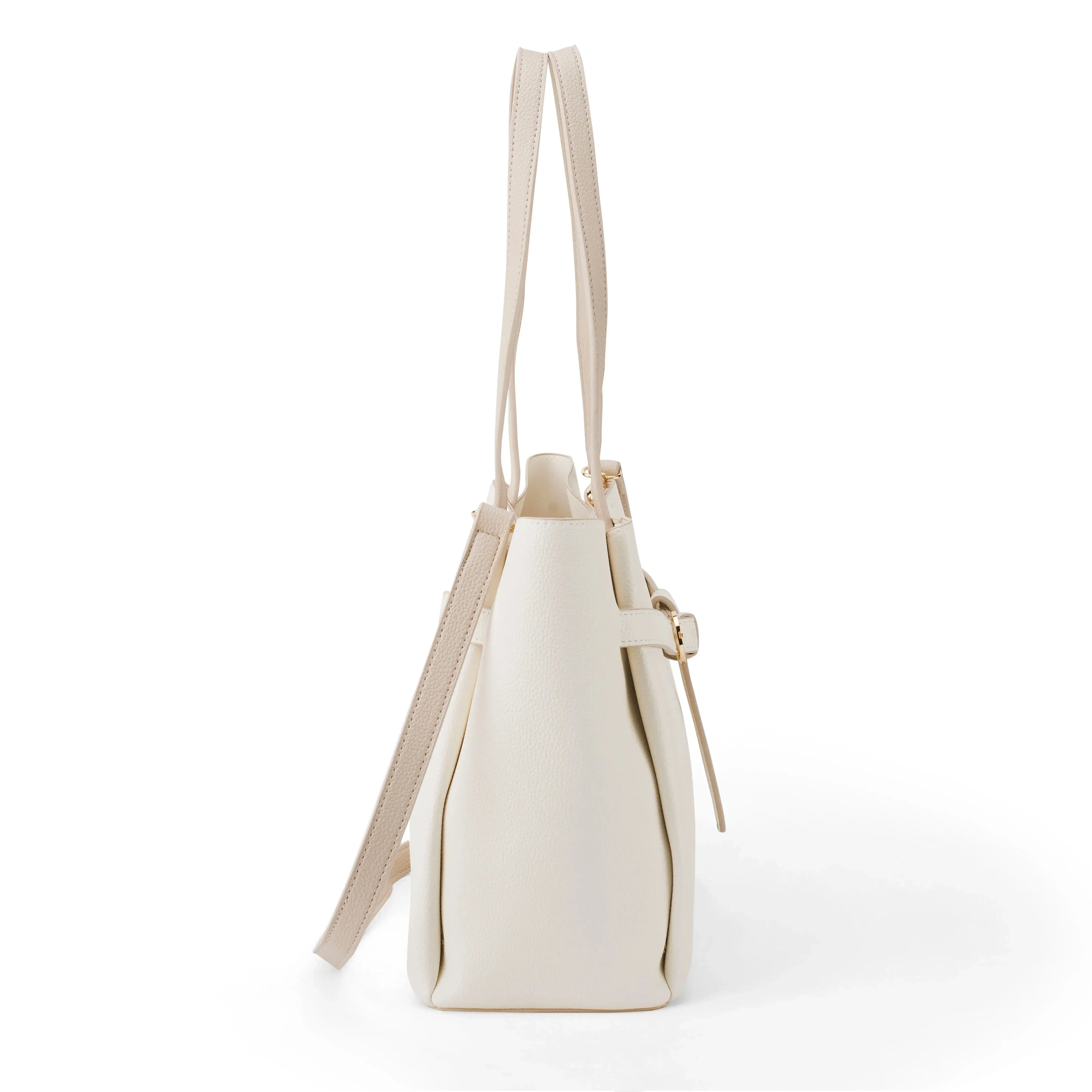Avril Timeless Off White Tote Bag - Image 3