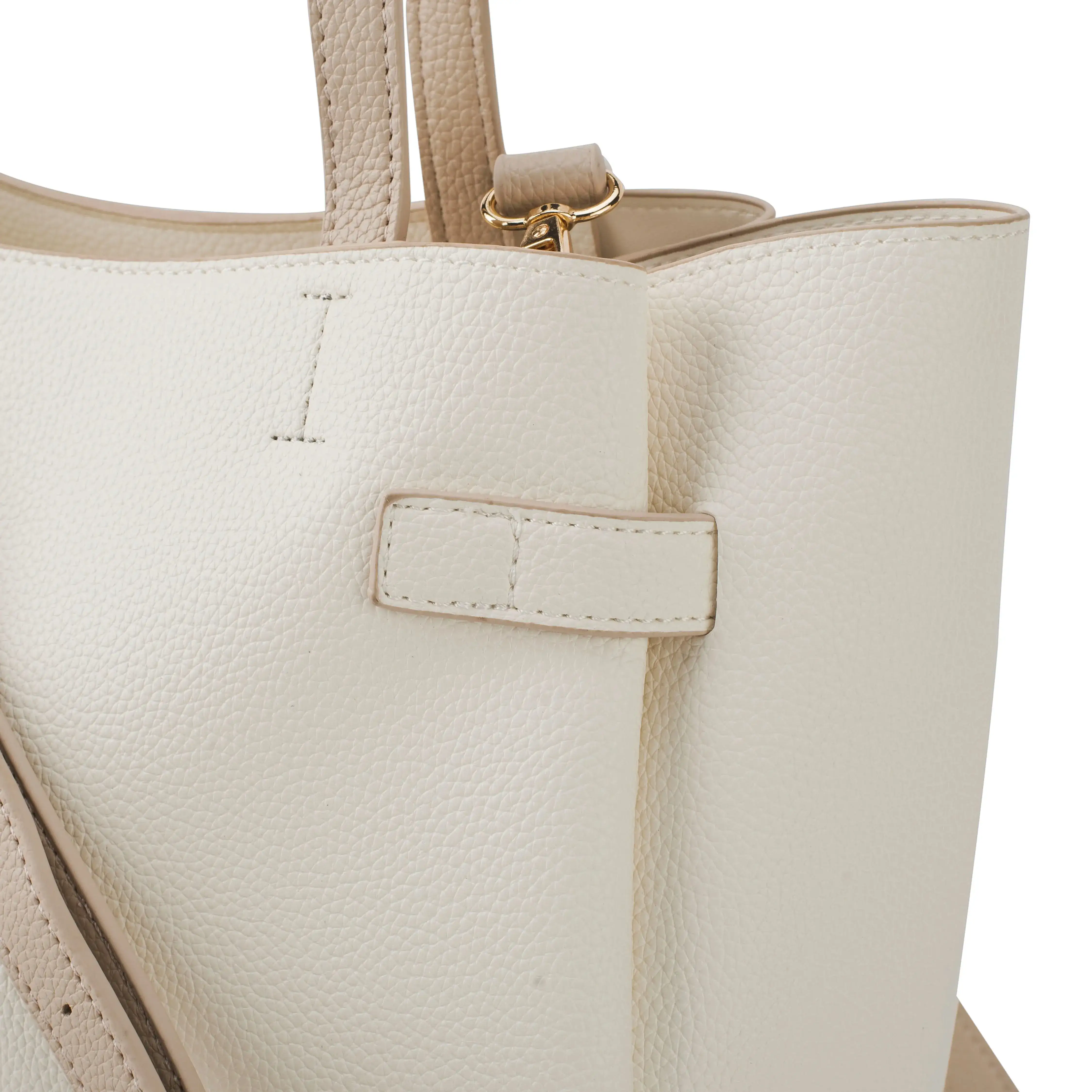 Avril Timeless Off White Tote Bag - Image 6