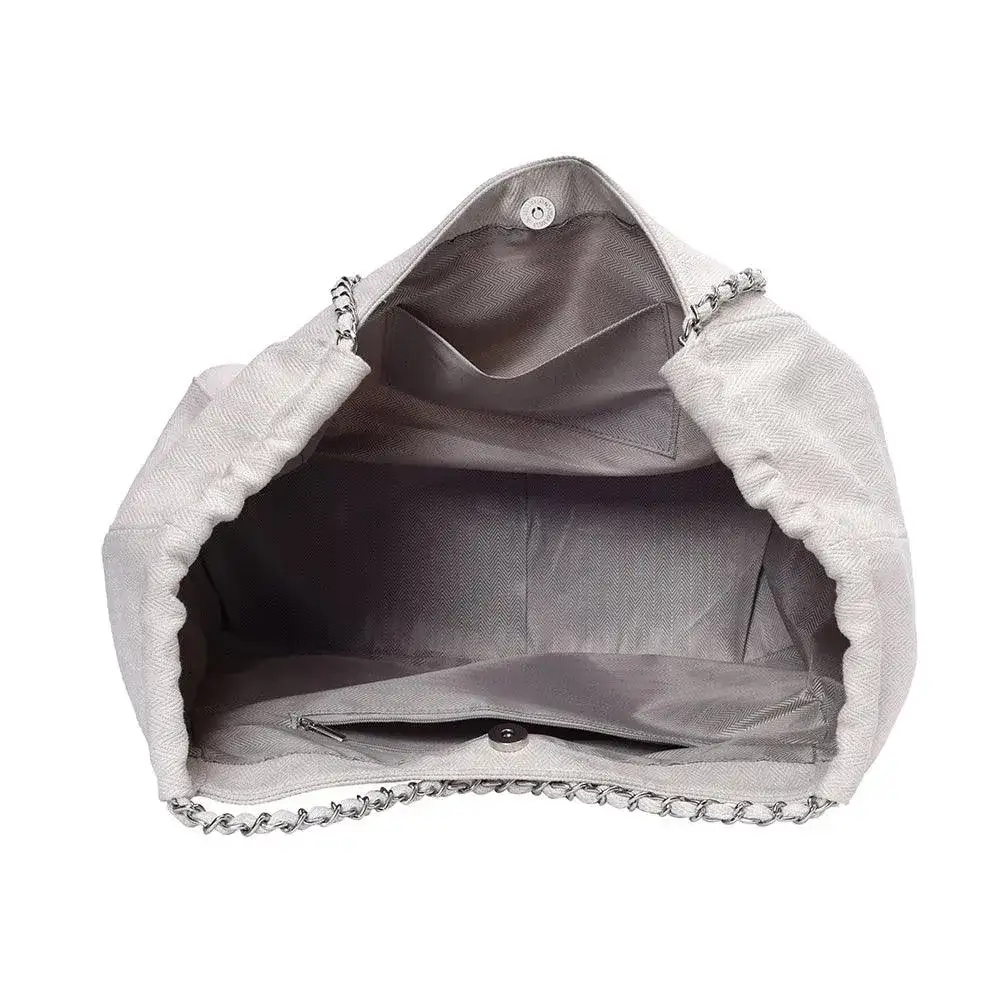 Harper Confident Hobo White Handbag - Image 5