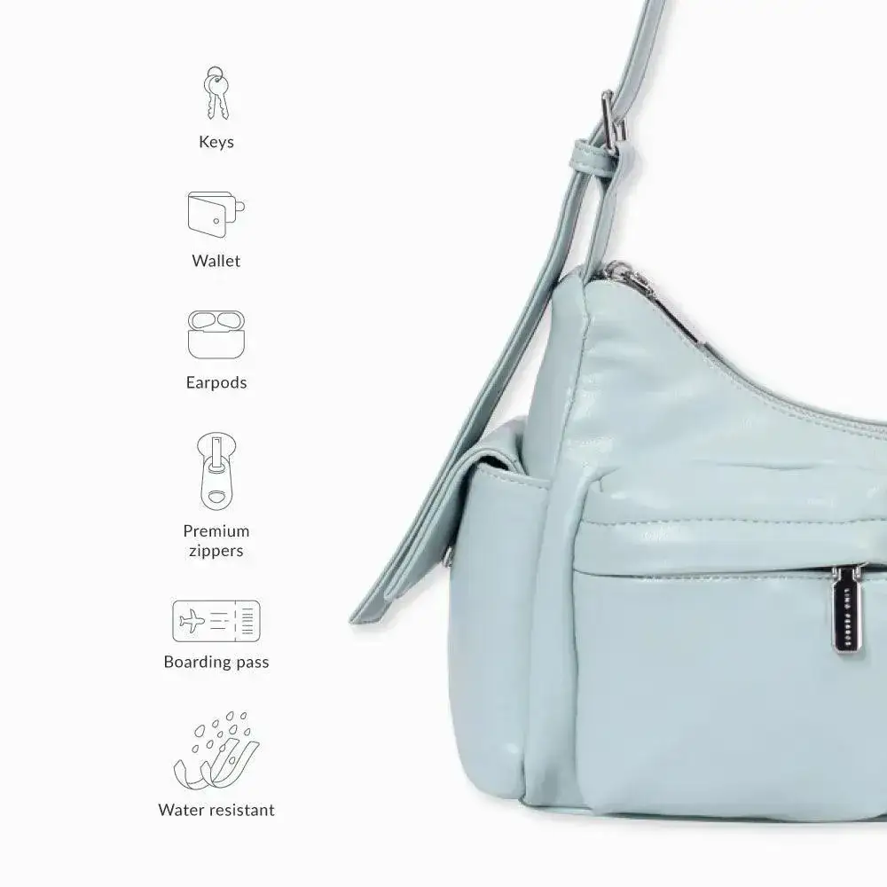 Harper Essential Blue Shoulder Bag - Image 7