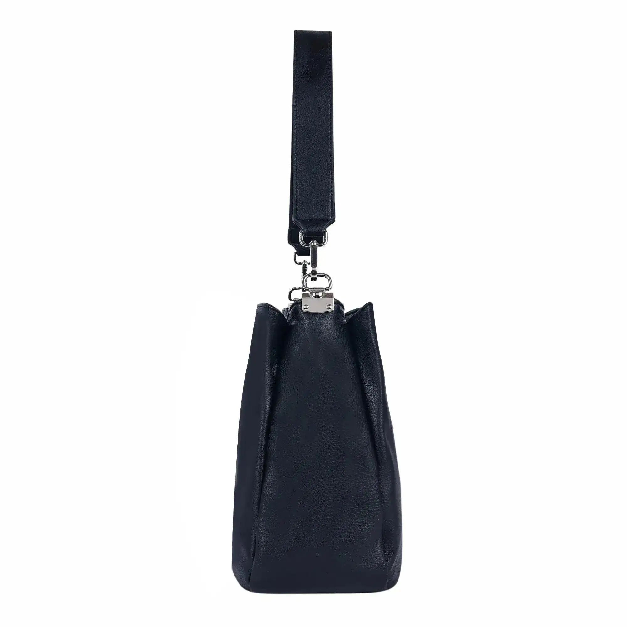 Voyage Simple Black Hobo Bag - Image 3
