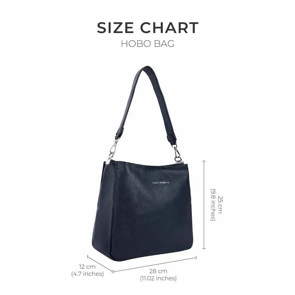 Voyage Simple Black Hobo Bag - Image 7