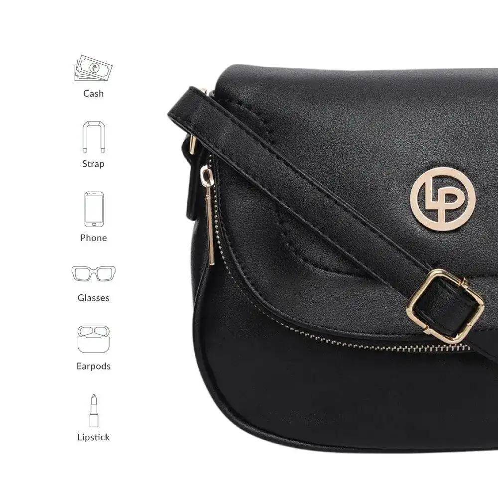 Monroe Class Black Sling Bag - Image 7