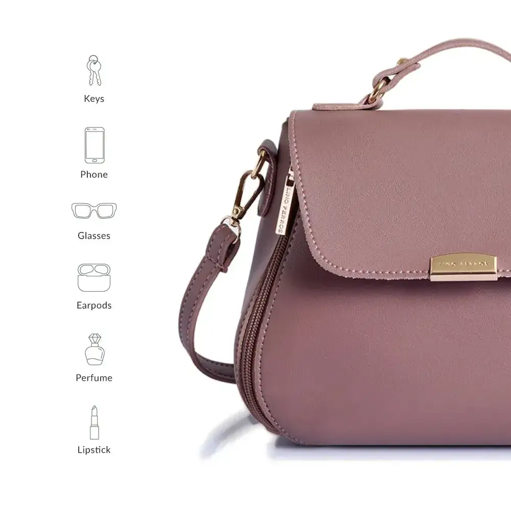 Monroe Dusk Lavender Satchel Bag - Image 7