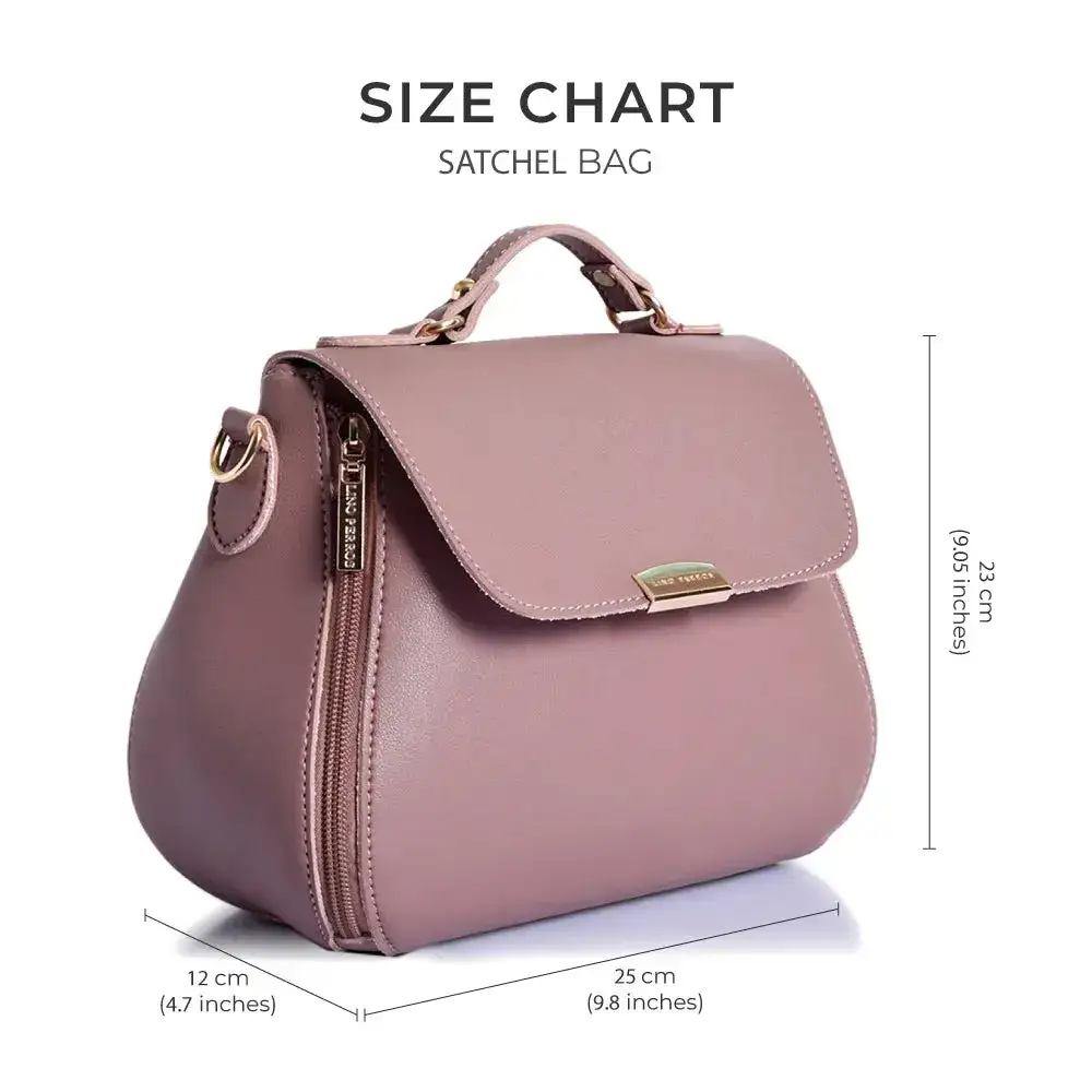 Monroe Dusk Lavender Satchel Bag - Image 8