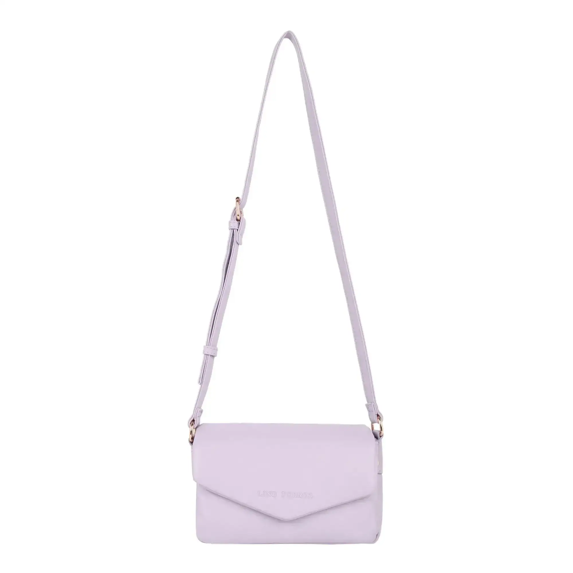 Maddie Toffee Mini Lavender Shoulder Bag - Image 4