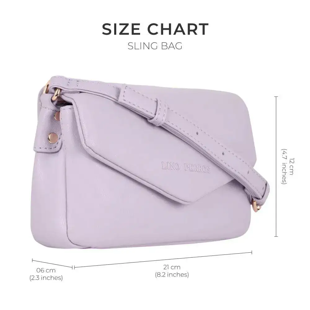 Maddie Toffee Mini Lavender Shoulder Bag - Image 9