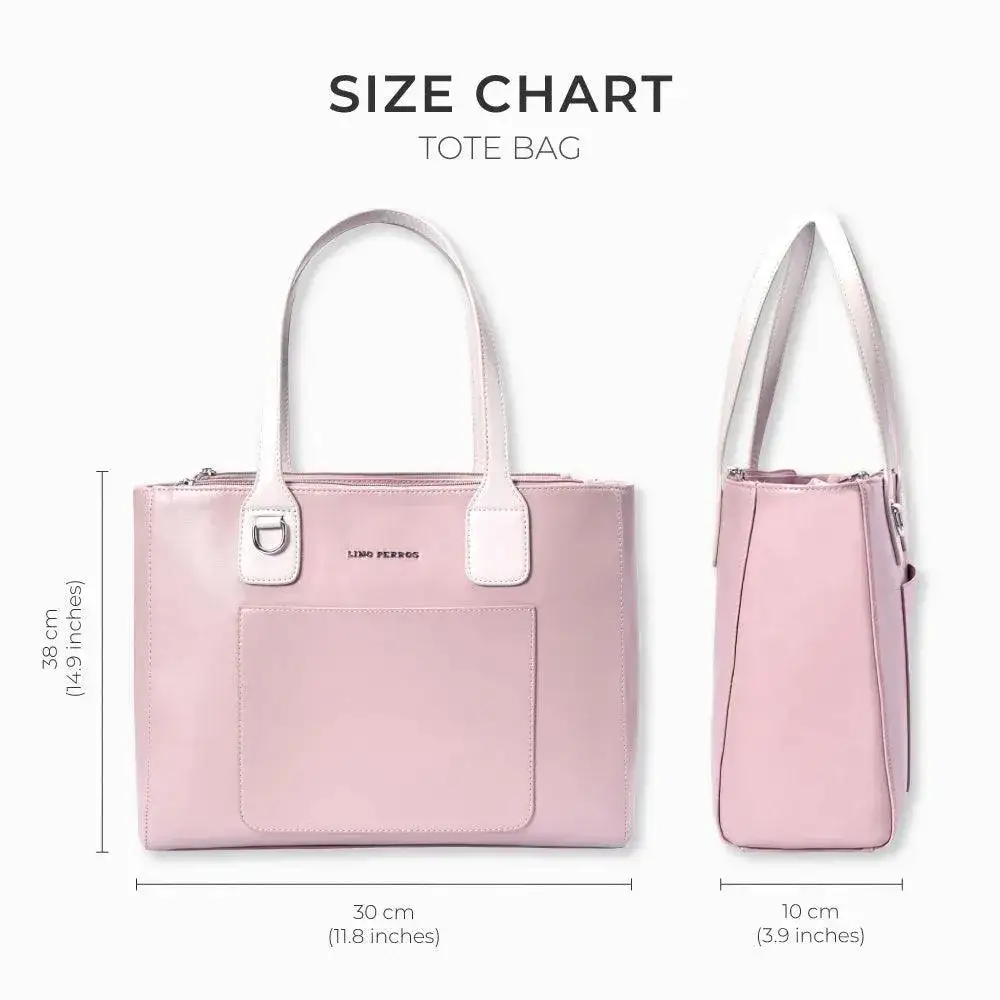 Monroe Elegant Peach Tote Bag - Image 8
