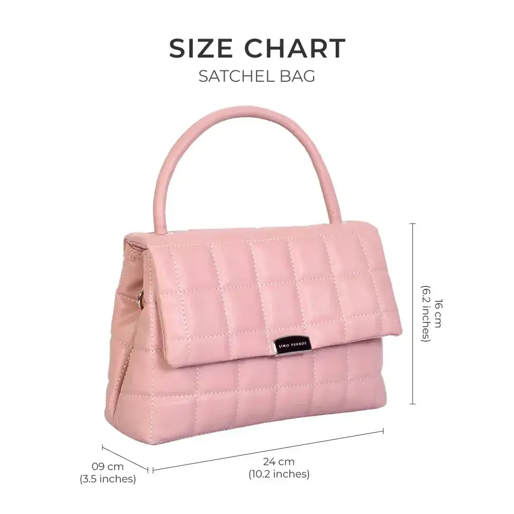 Maddie Poise Pink Satchel Bag - Image 8