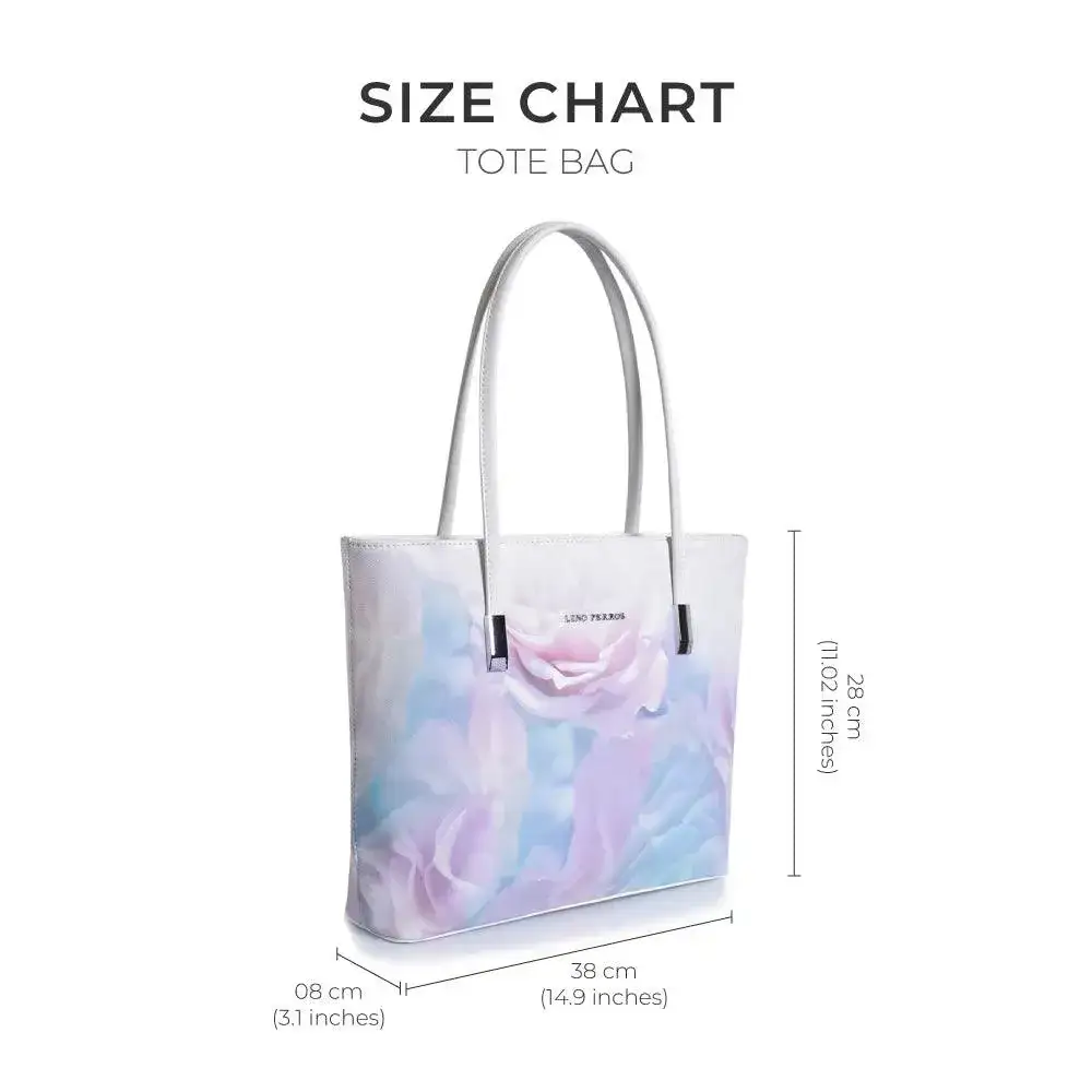 Avril Bloom Pink Tote Bag - Image 9