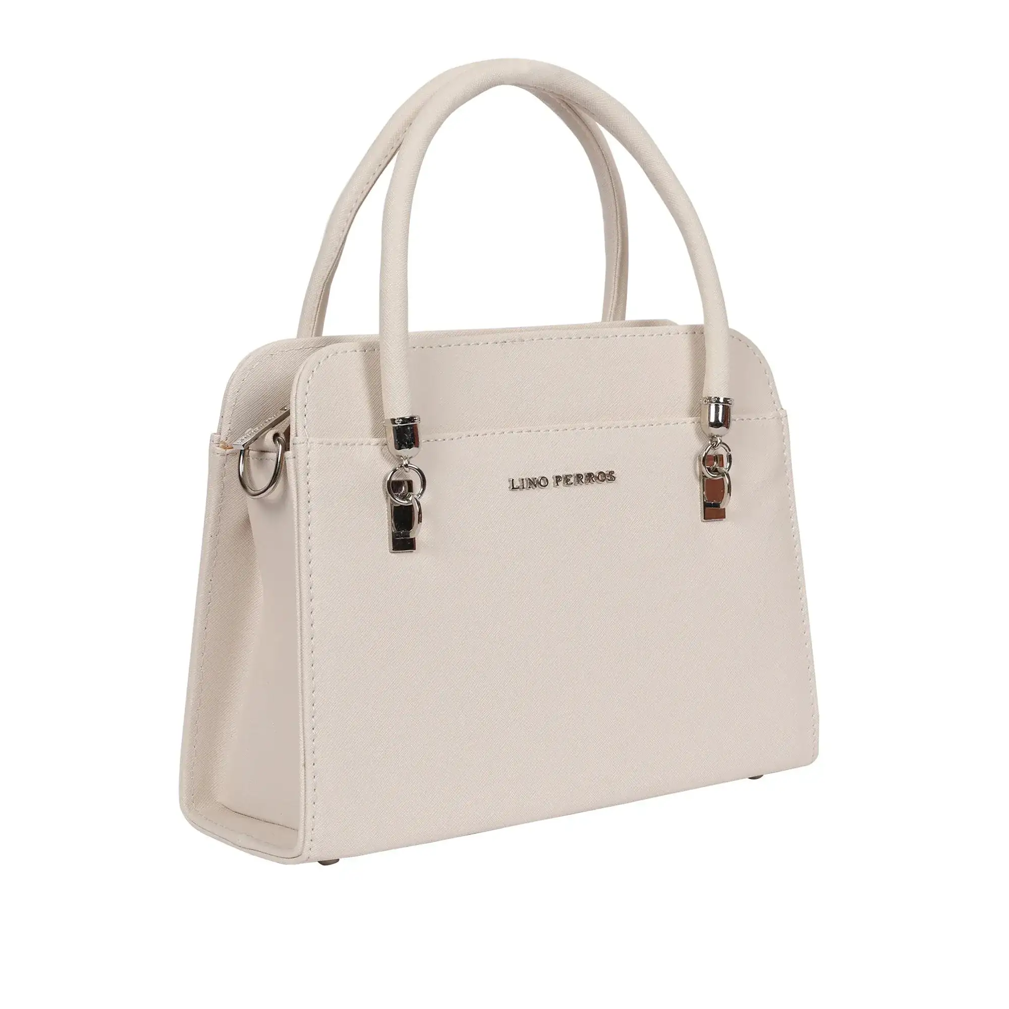 Voyage Statement White Satchel Bag - Image 3