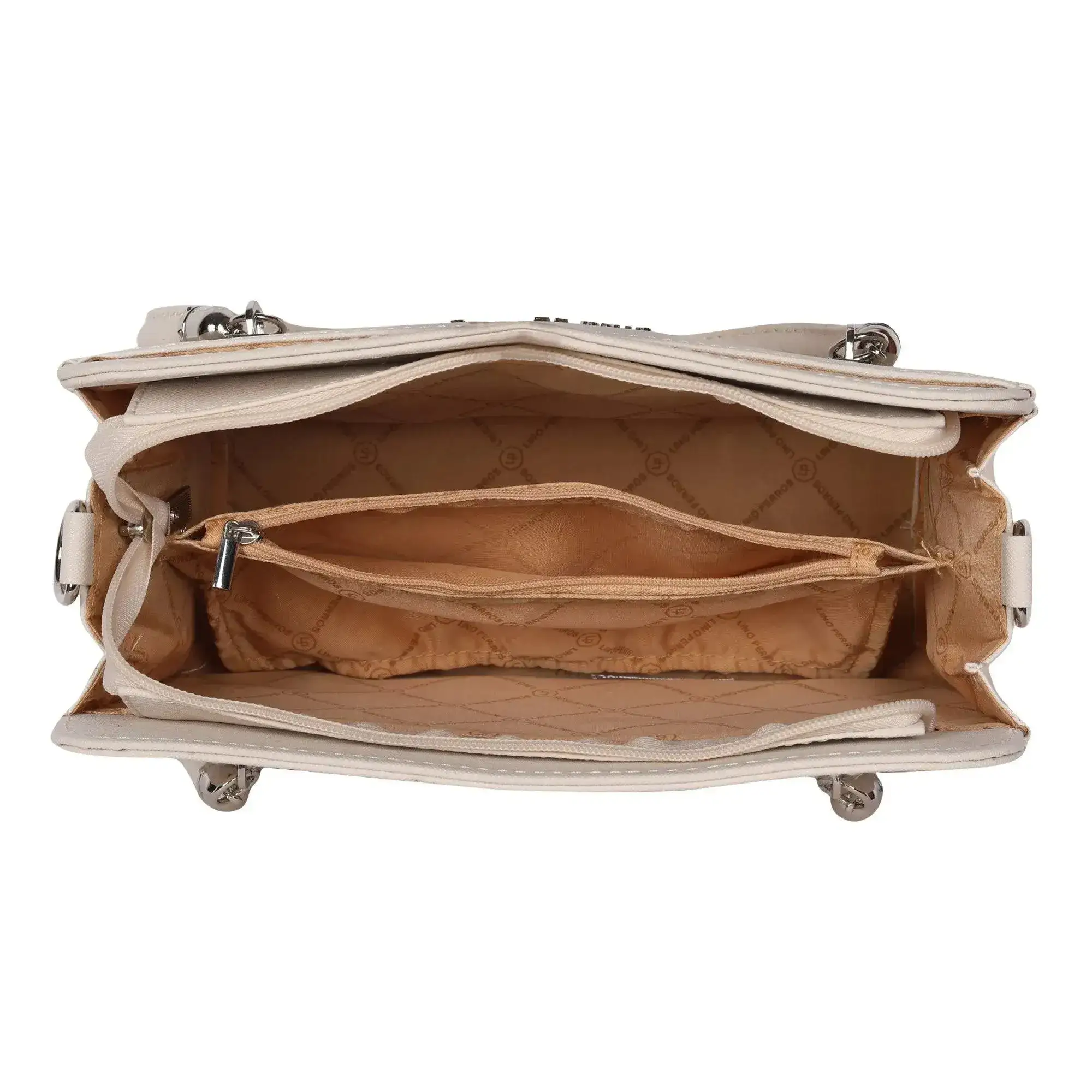 Voyage Statement White Satchel Bag - Image 6