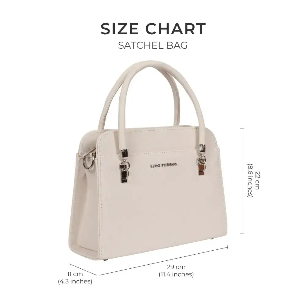 Voyage Statement White Satchel Bag - Image 8