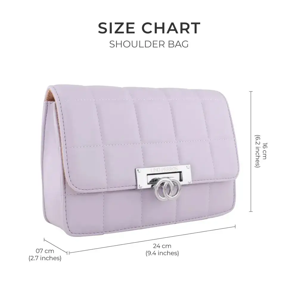 Texas Soft Touch Lavender Shoulder Bag - Image 7