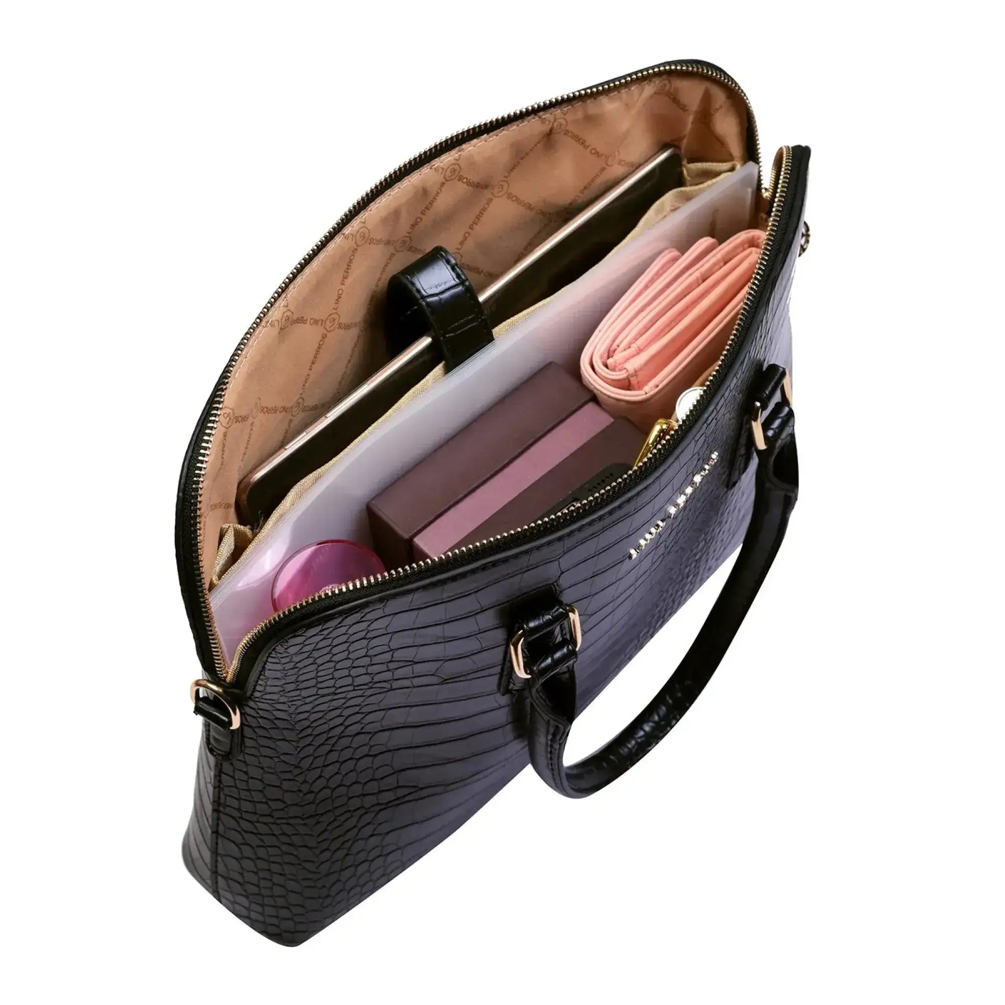 Voyage Confidence Black Satchel Bag - Image 6