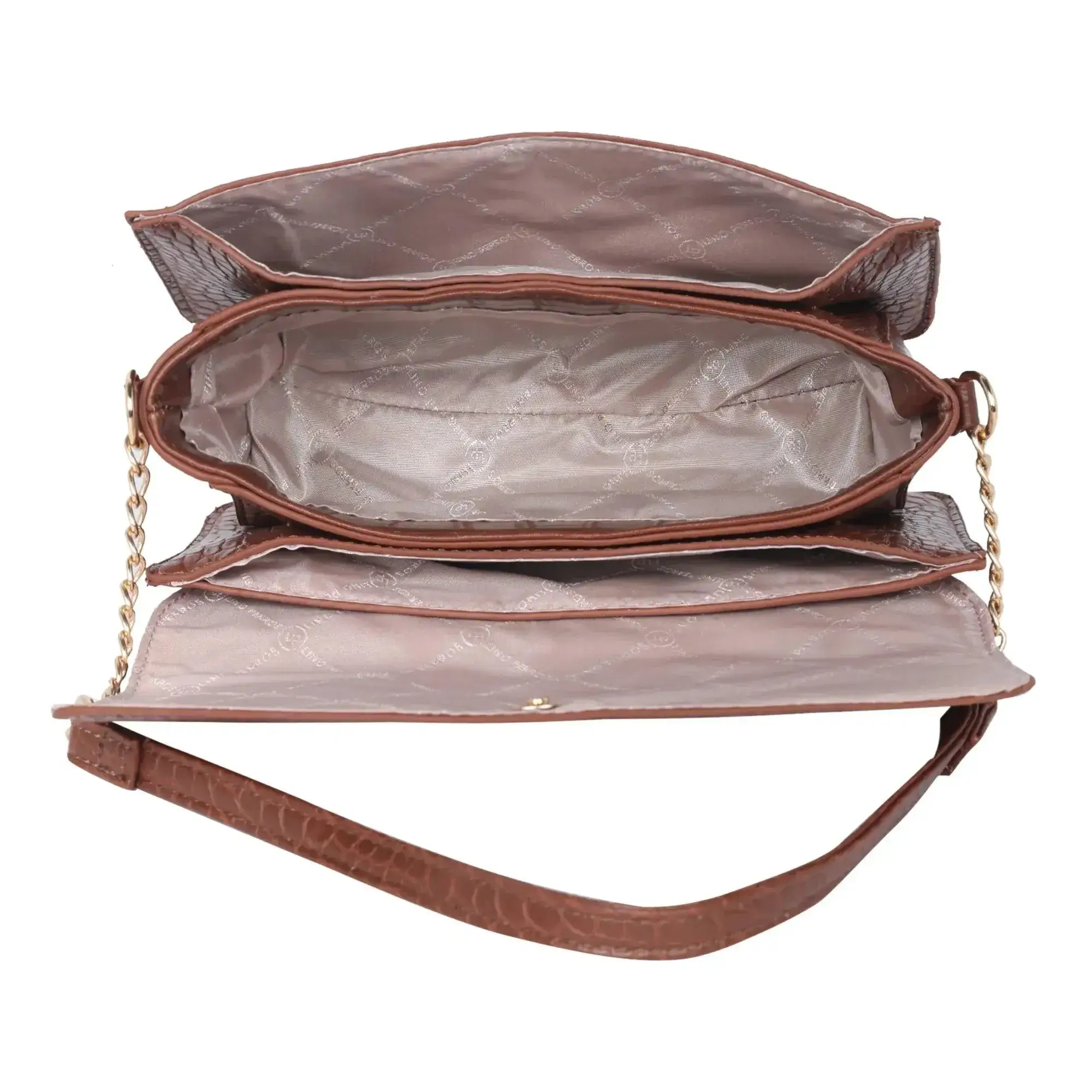Voyage Tempting Brown Shoulder Bag - Image 7