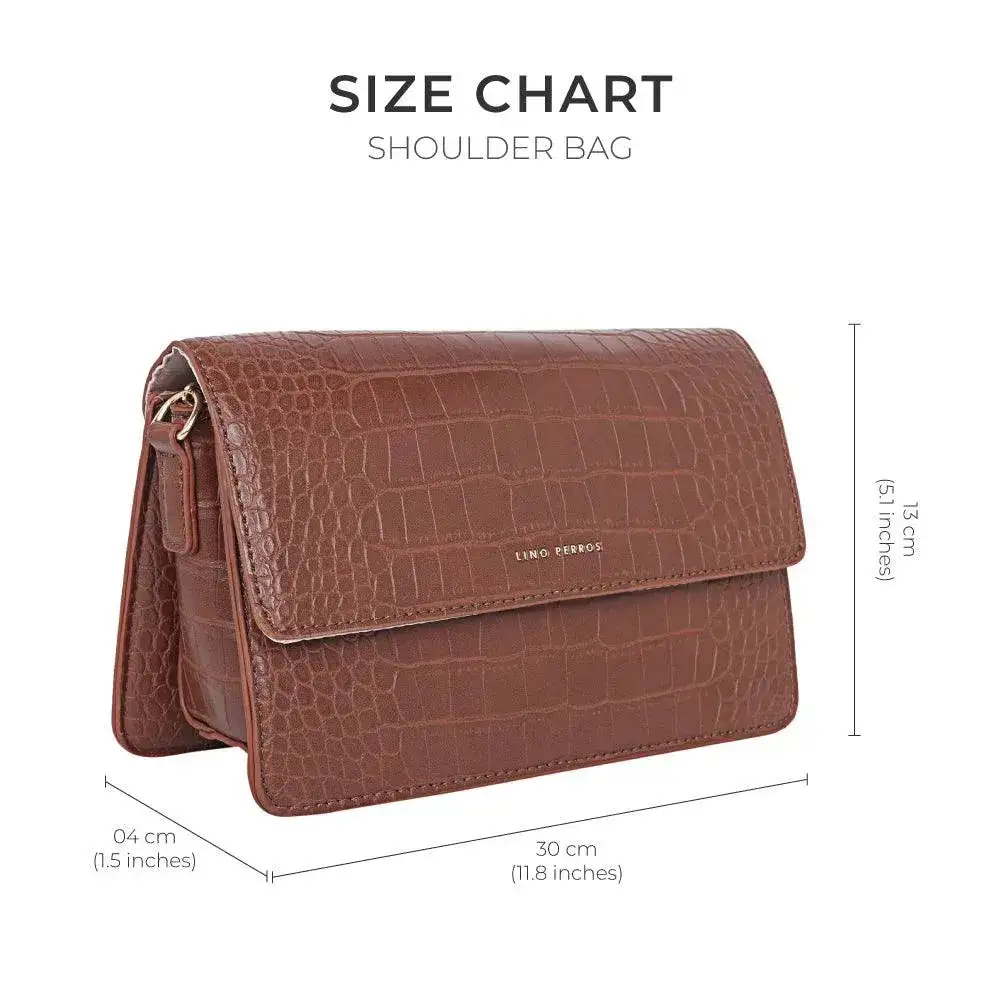 Voyage Tempting Brown Shoulder Bag - Image 8