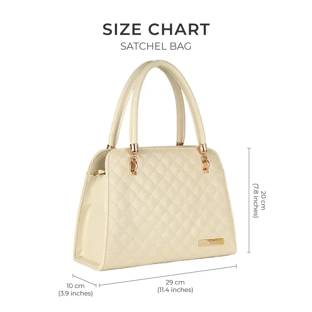 Avril Madame White Satchel Bag - Image 8