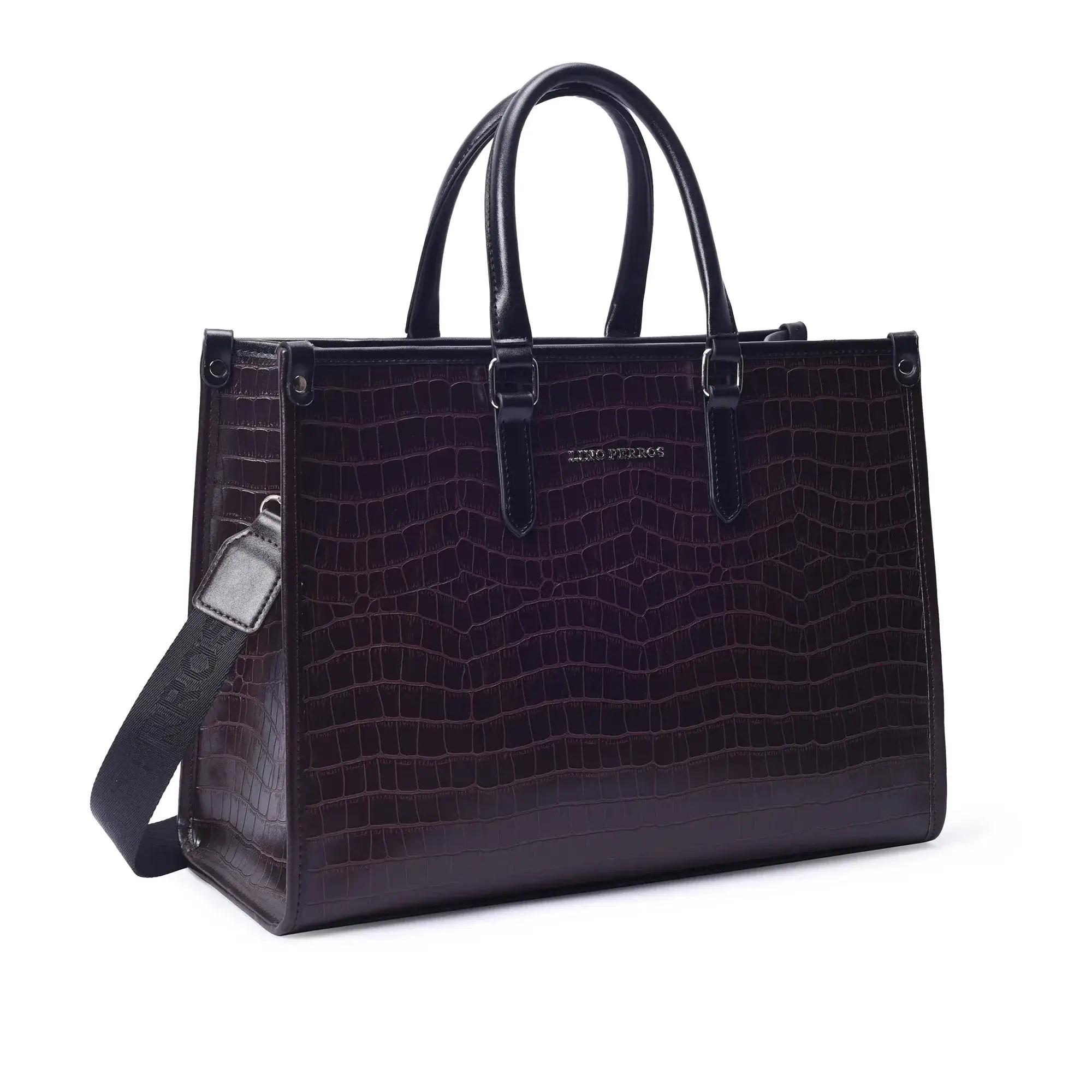 Voyage Large Brown Tote Bag - Image 3