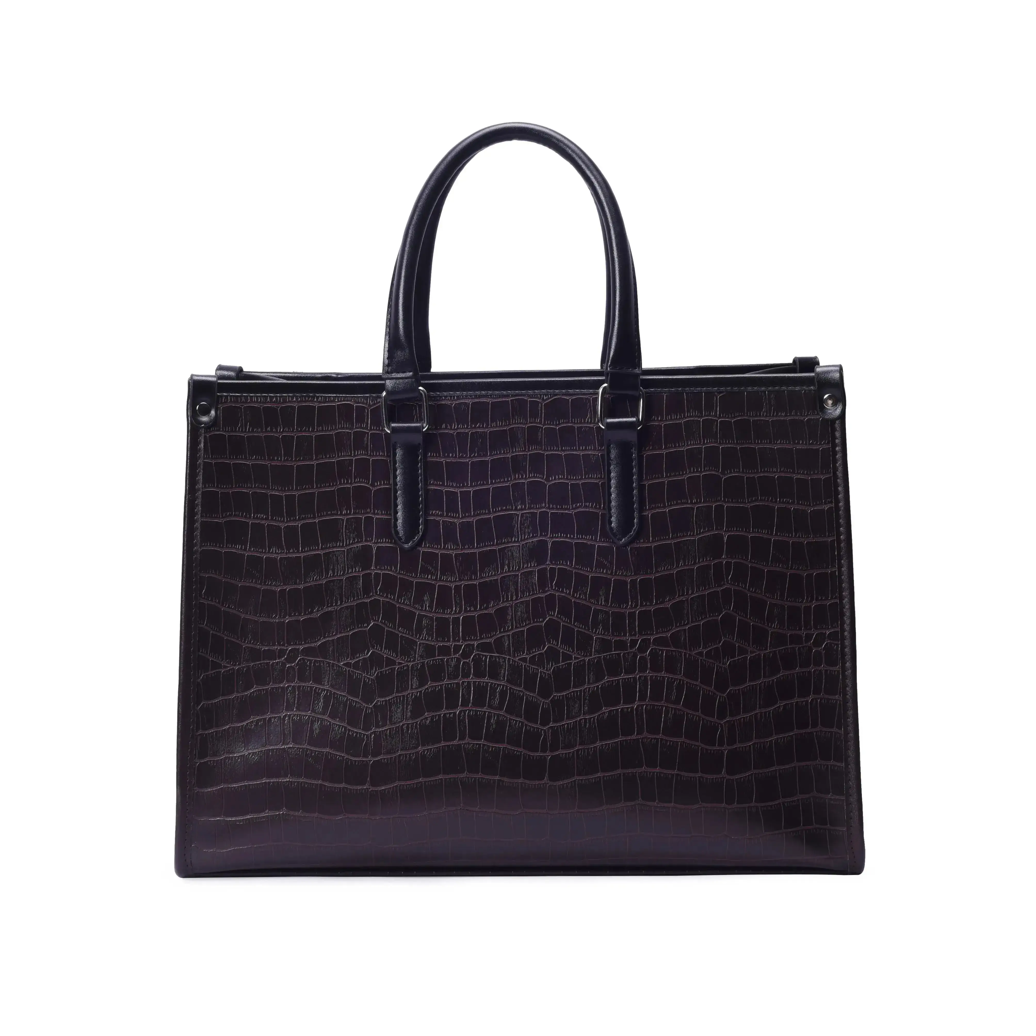 Voyage Large Brown Tote Bag - Image 4